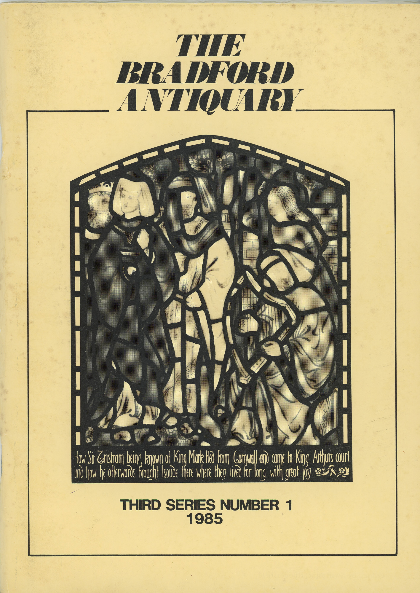Bradford Antiquary Third Series No.1 1985
