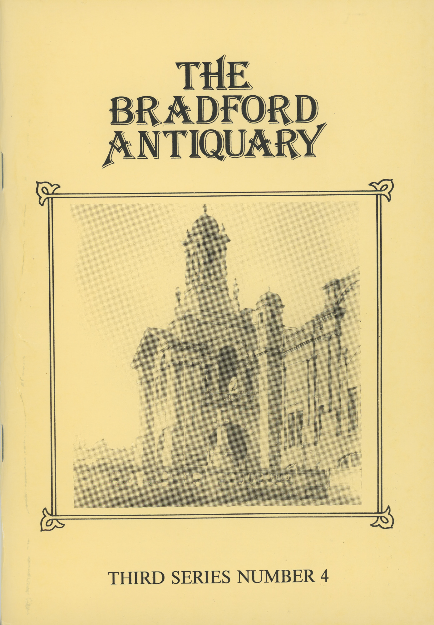 Bradford Antiquary Third Series No.4 1989