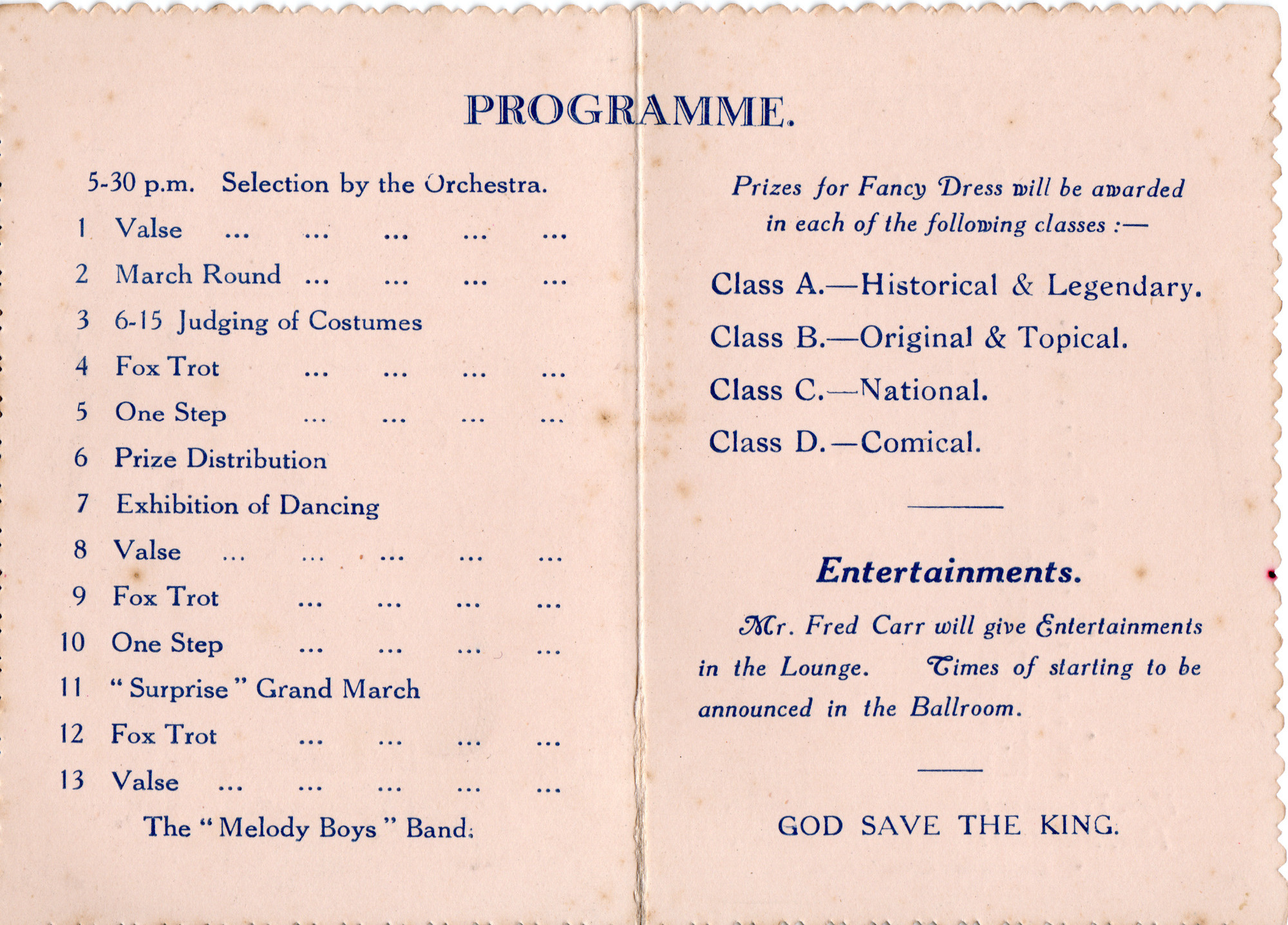 Children's Fancy Dress Ball at the Saltaire Conversazione 1925