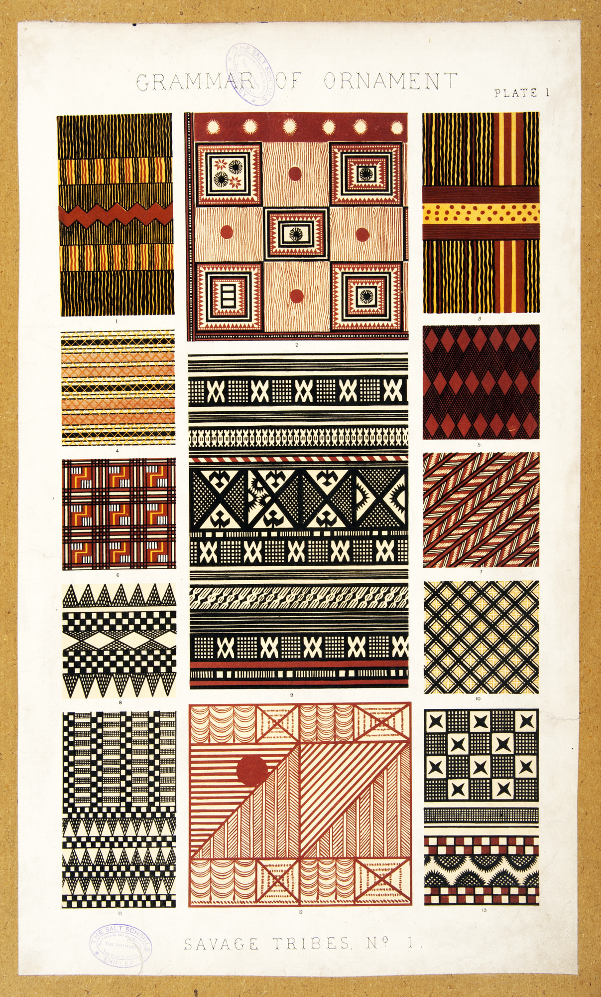 Colour plates from Grammar of Ornament