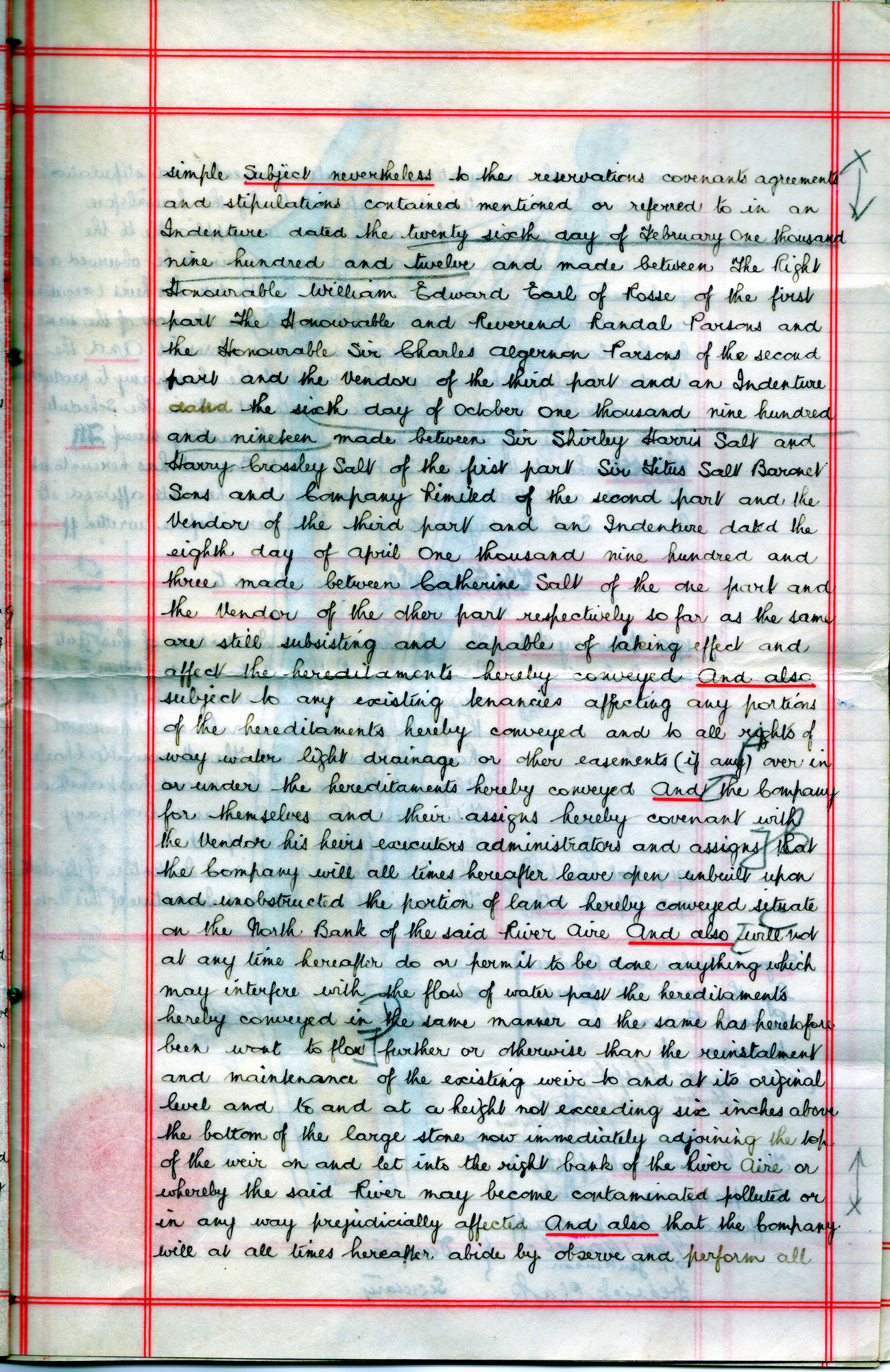 Conveyance of Hirst Mills