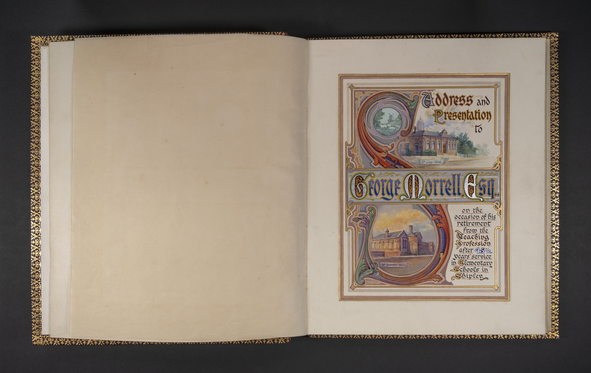 George Morrell's Presentation Book: Pages 4 and 5
