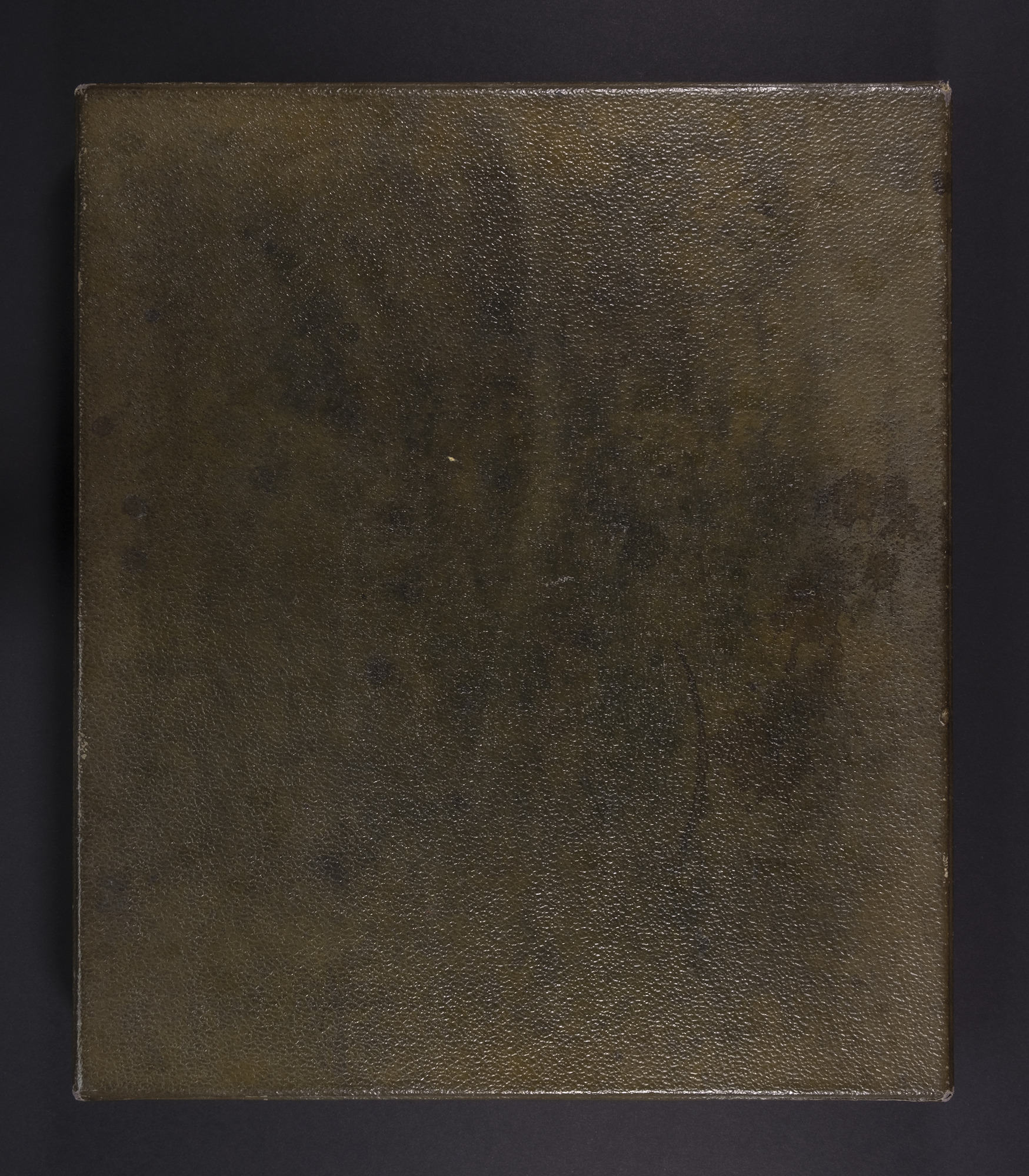 George Morrell's Presentation Book: Front outside of box containing the book