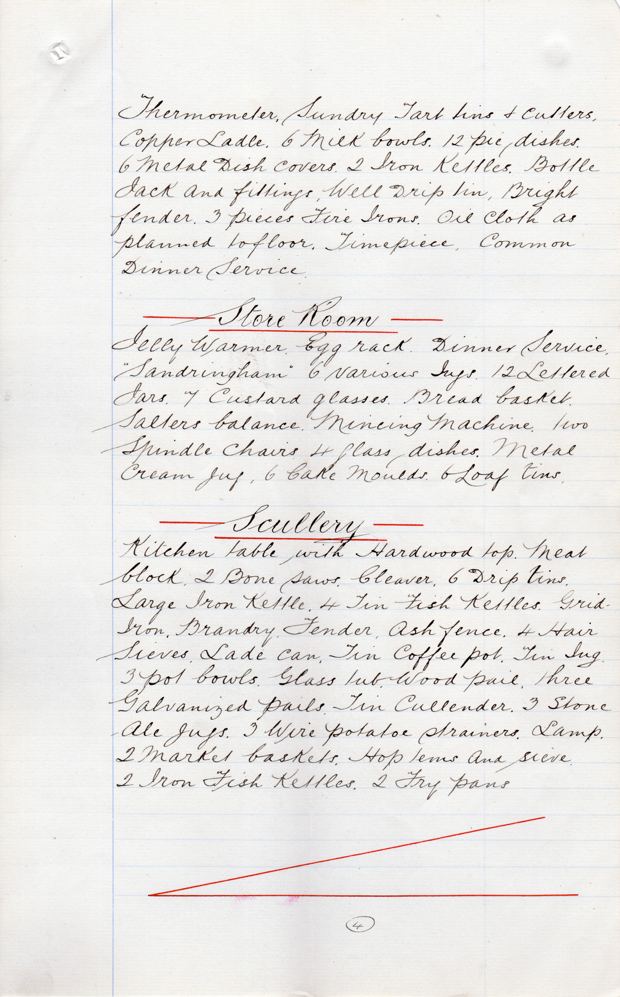 Inventory of Milner Field: Page 4