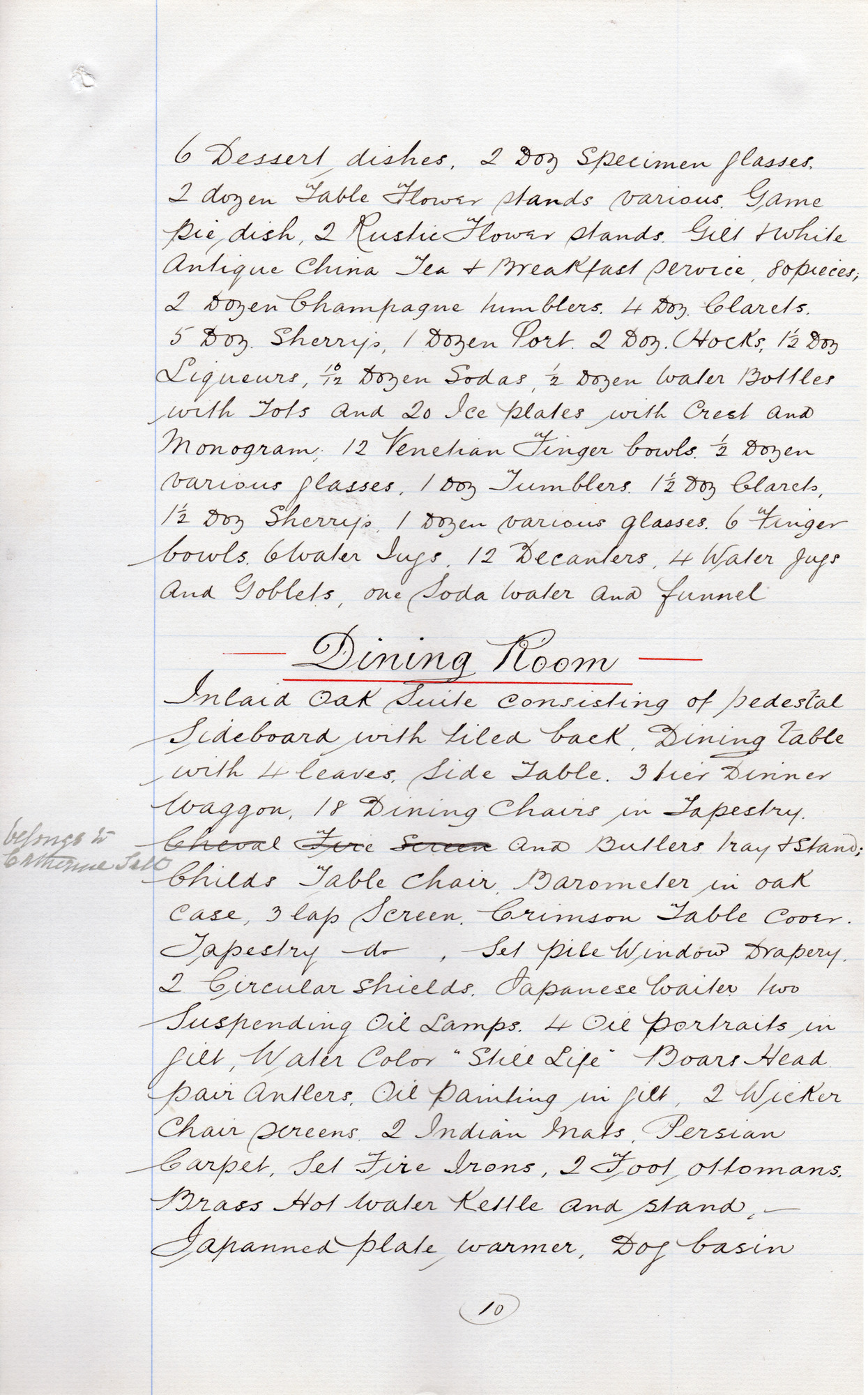 Inventory of Milner Field: Page 10