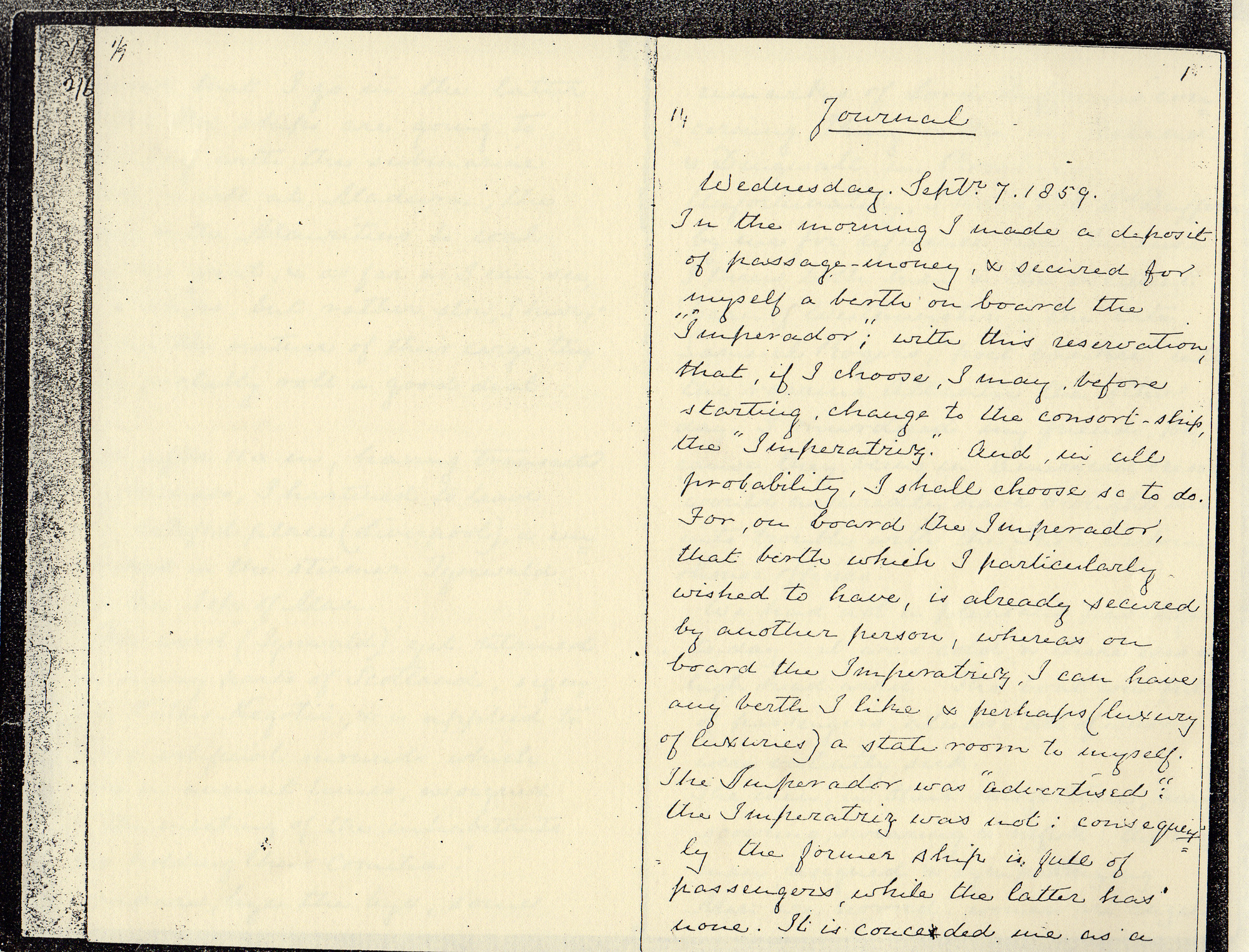 Journal of a visit to Australia and New Zealand: Page 1