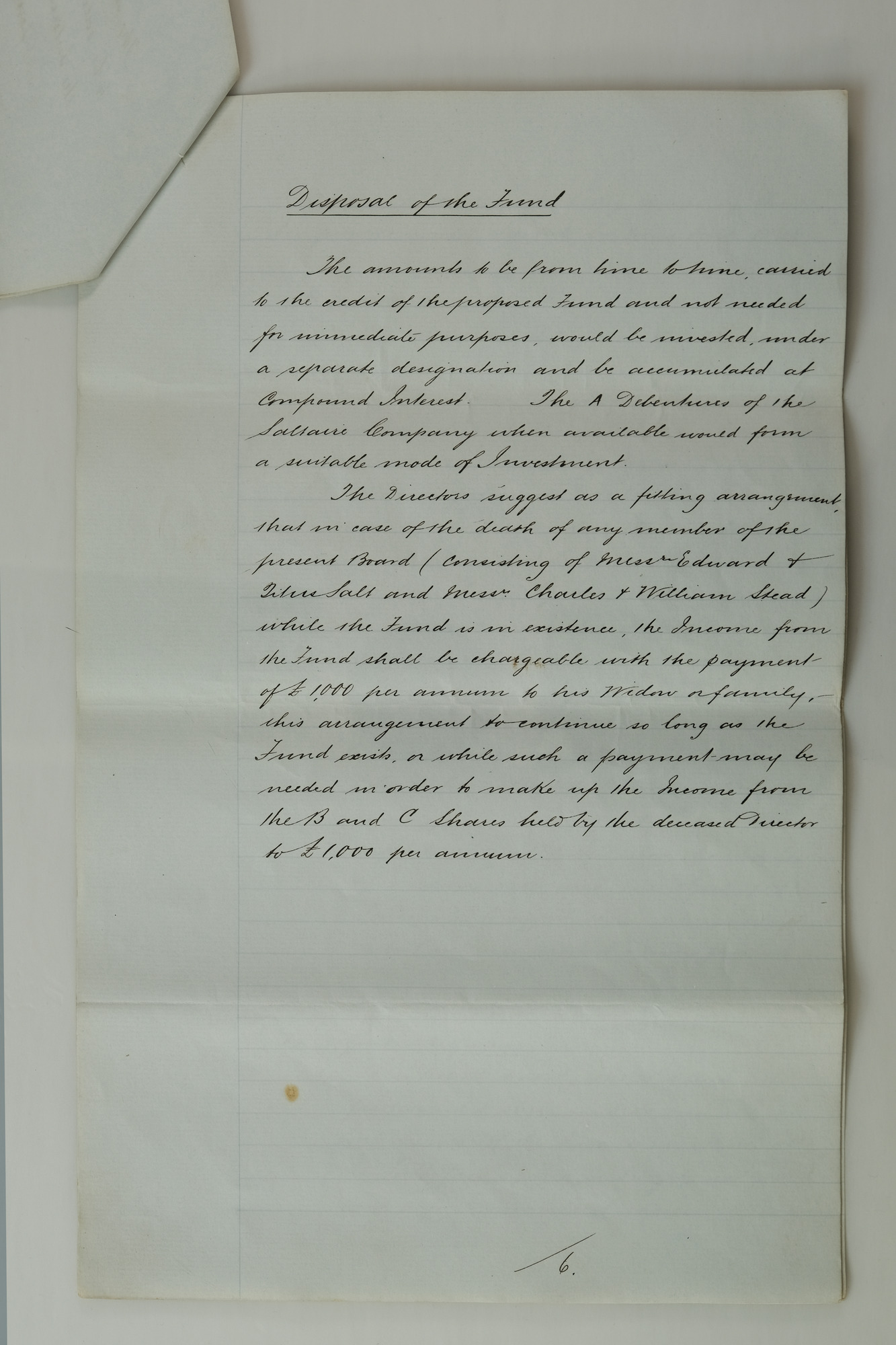 Memorandum and suggestions 1883: Page 6