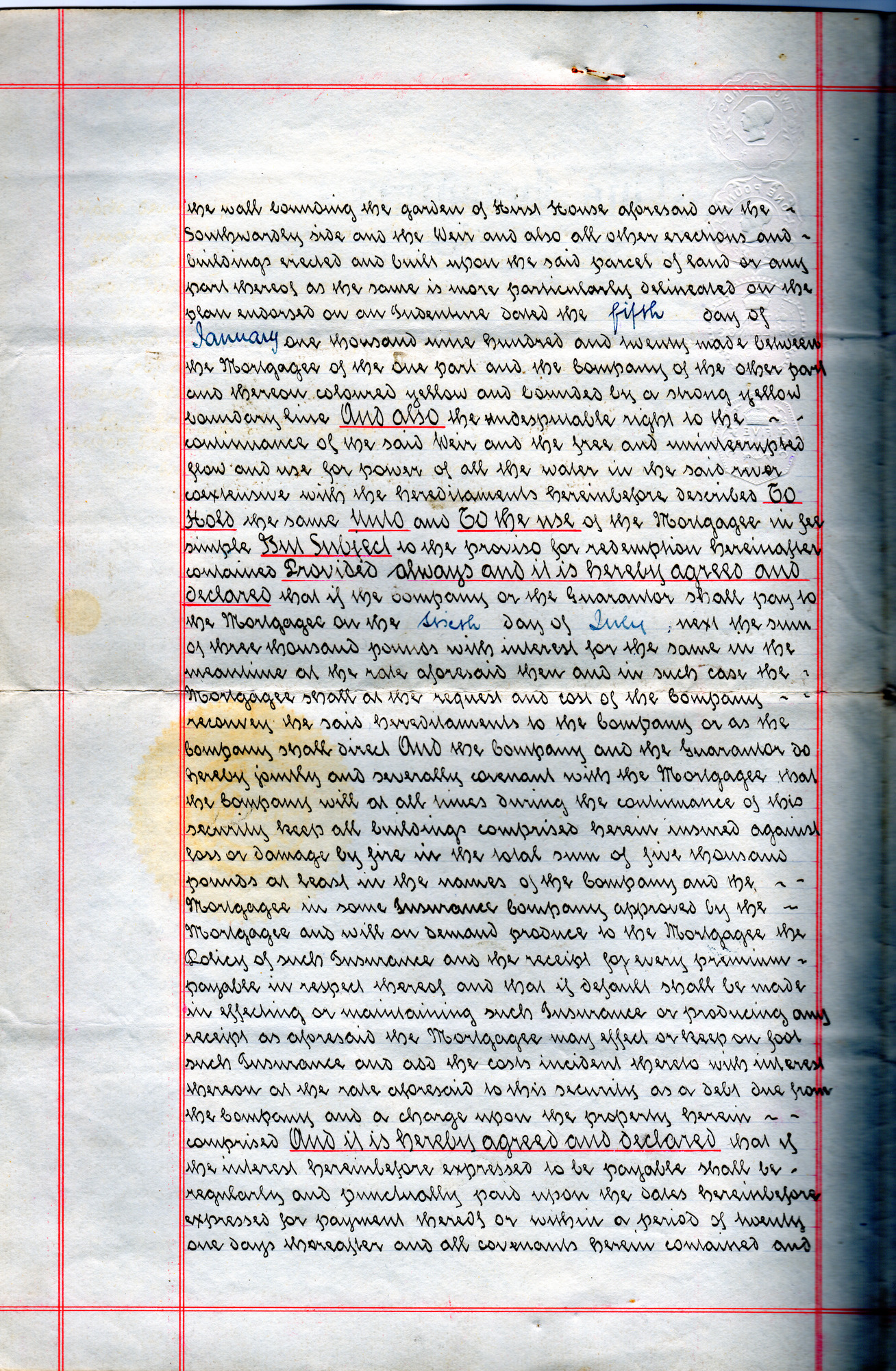 Mortgage contract: Page 2