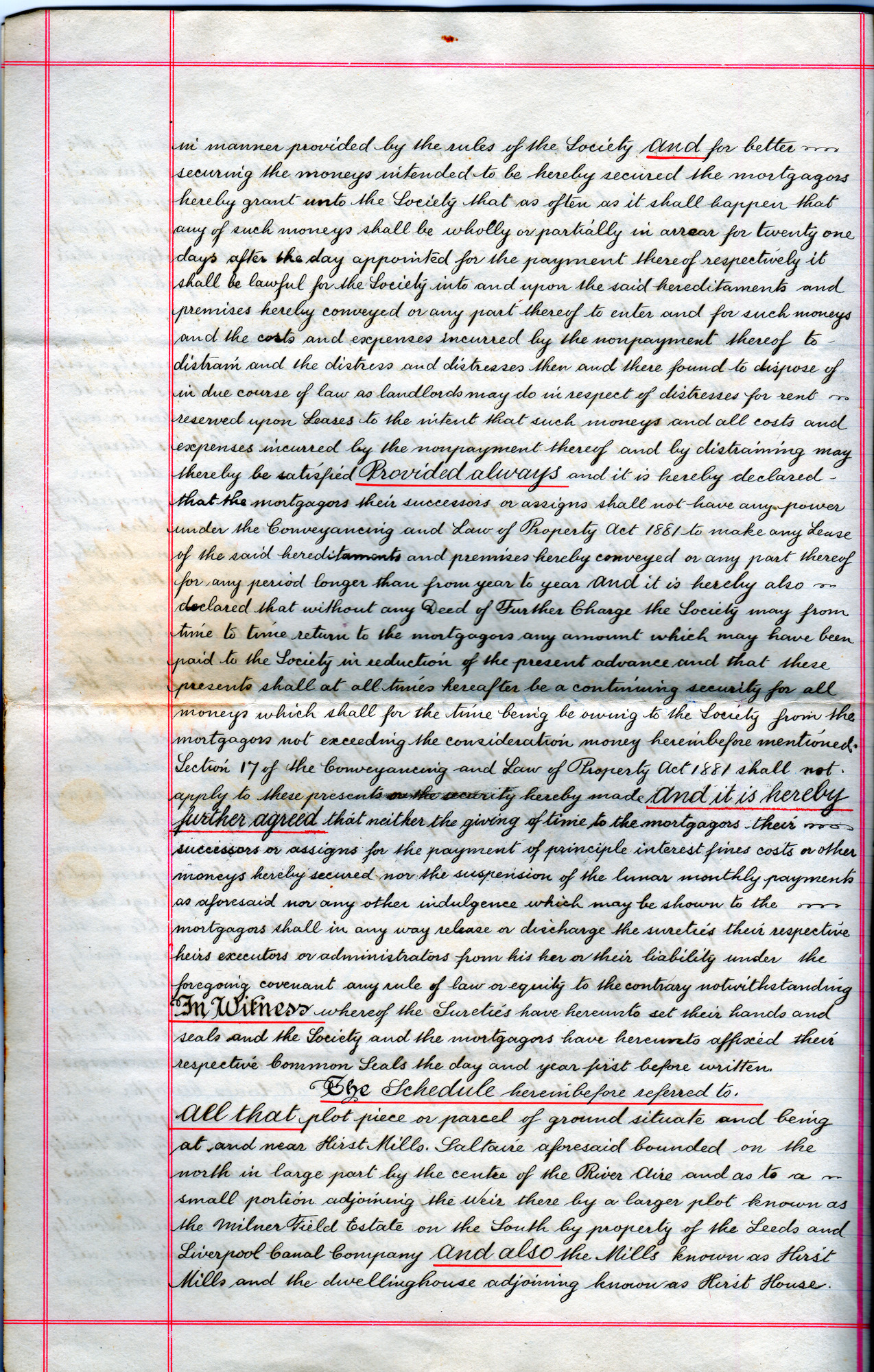 Mortgage contract: Page 4