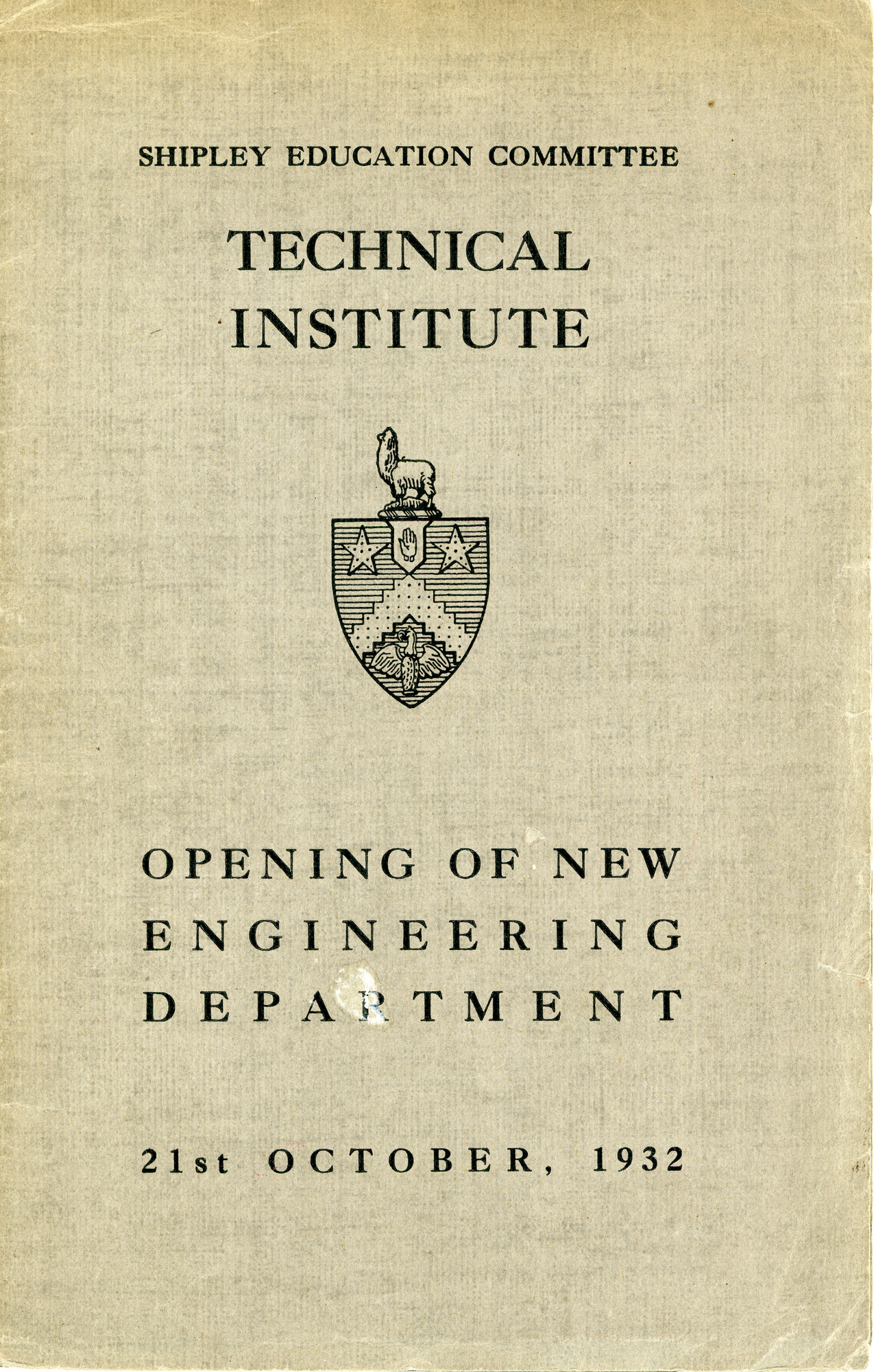 Opening of the new Engineering Department