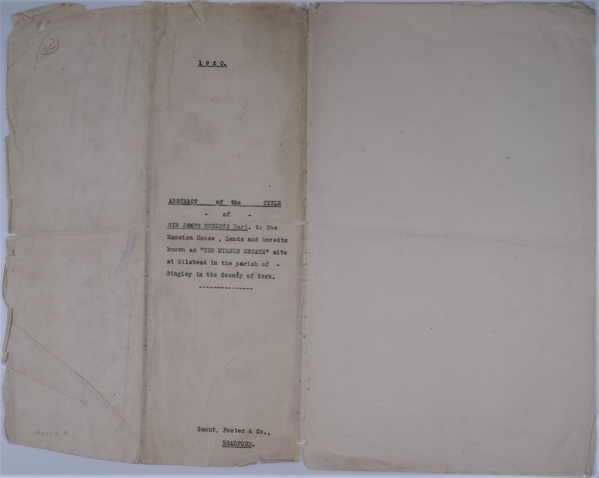 Part of a Mortgage contract