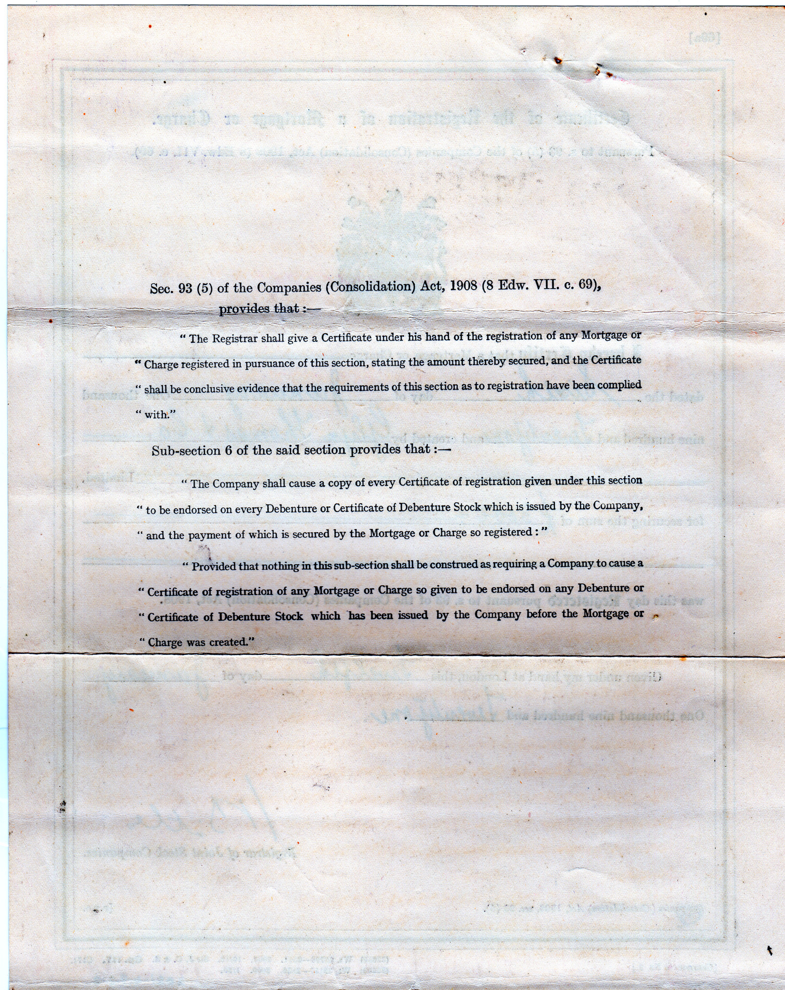 Part of a Mortgage contract: Page 2