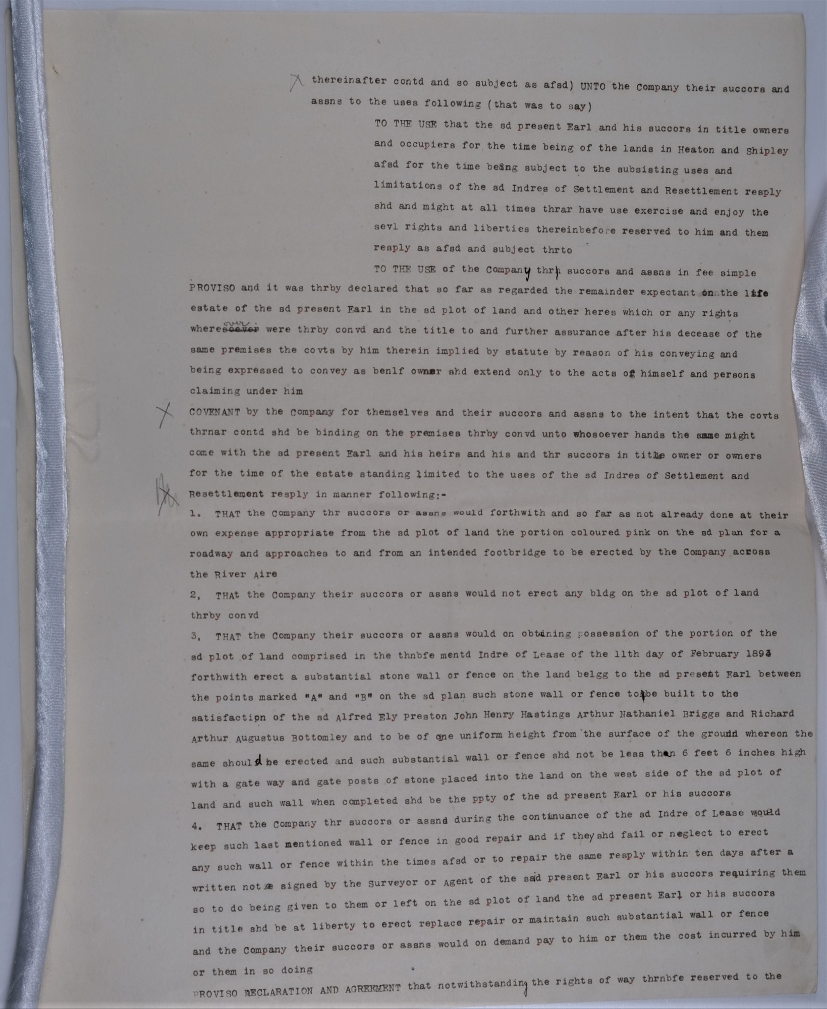 Part of a Mortgage contract