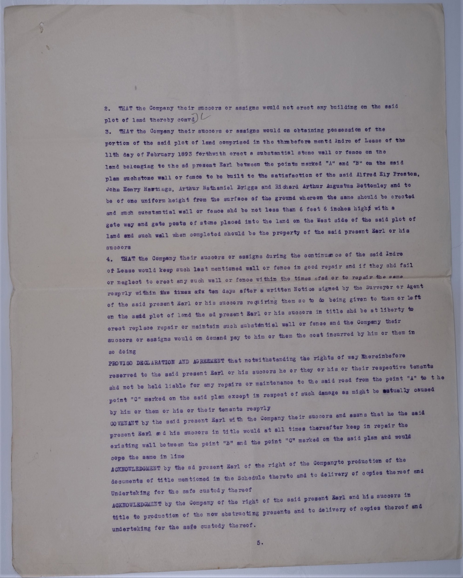 Part of a Mortgage contract