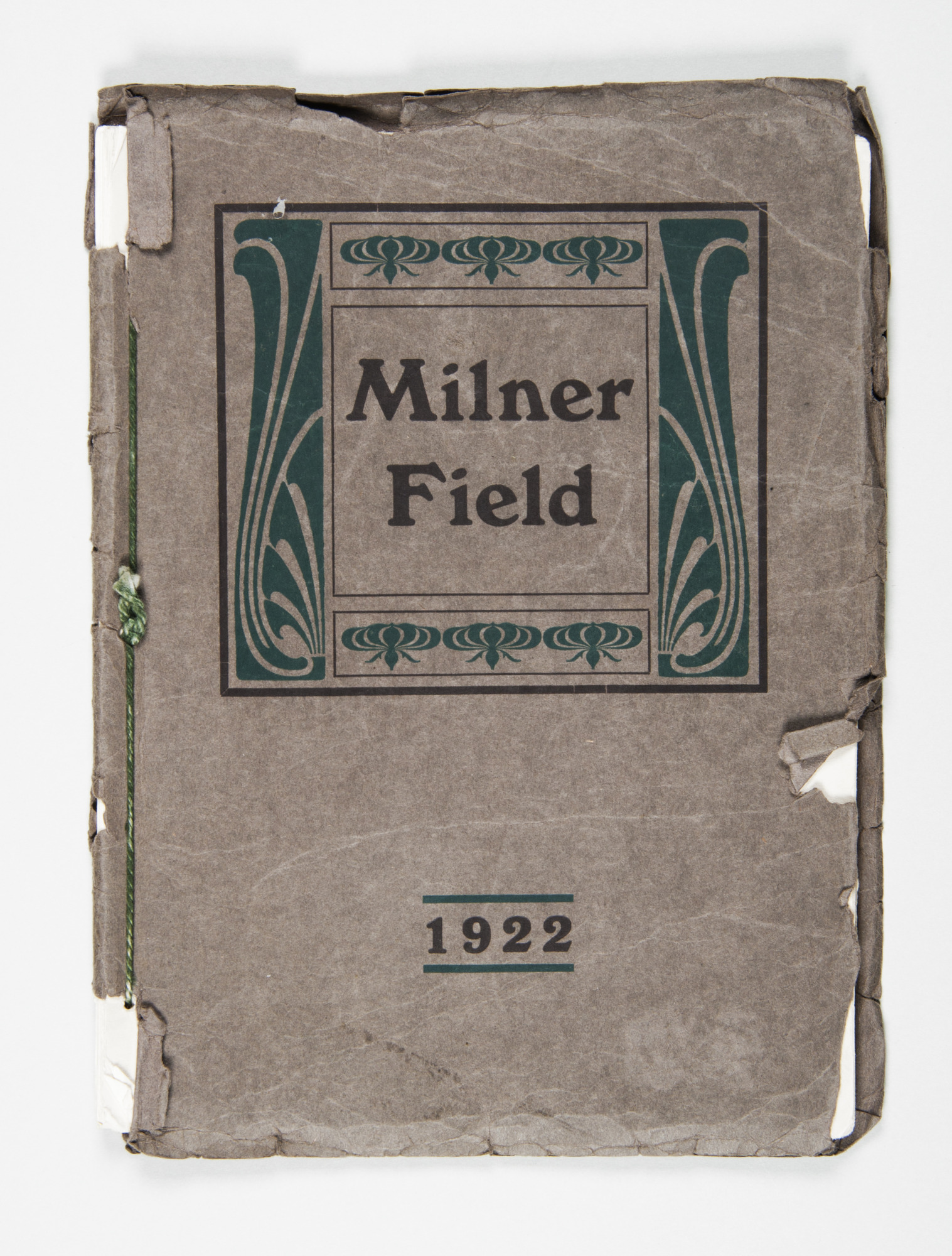 Sale catalogue for Milner Field