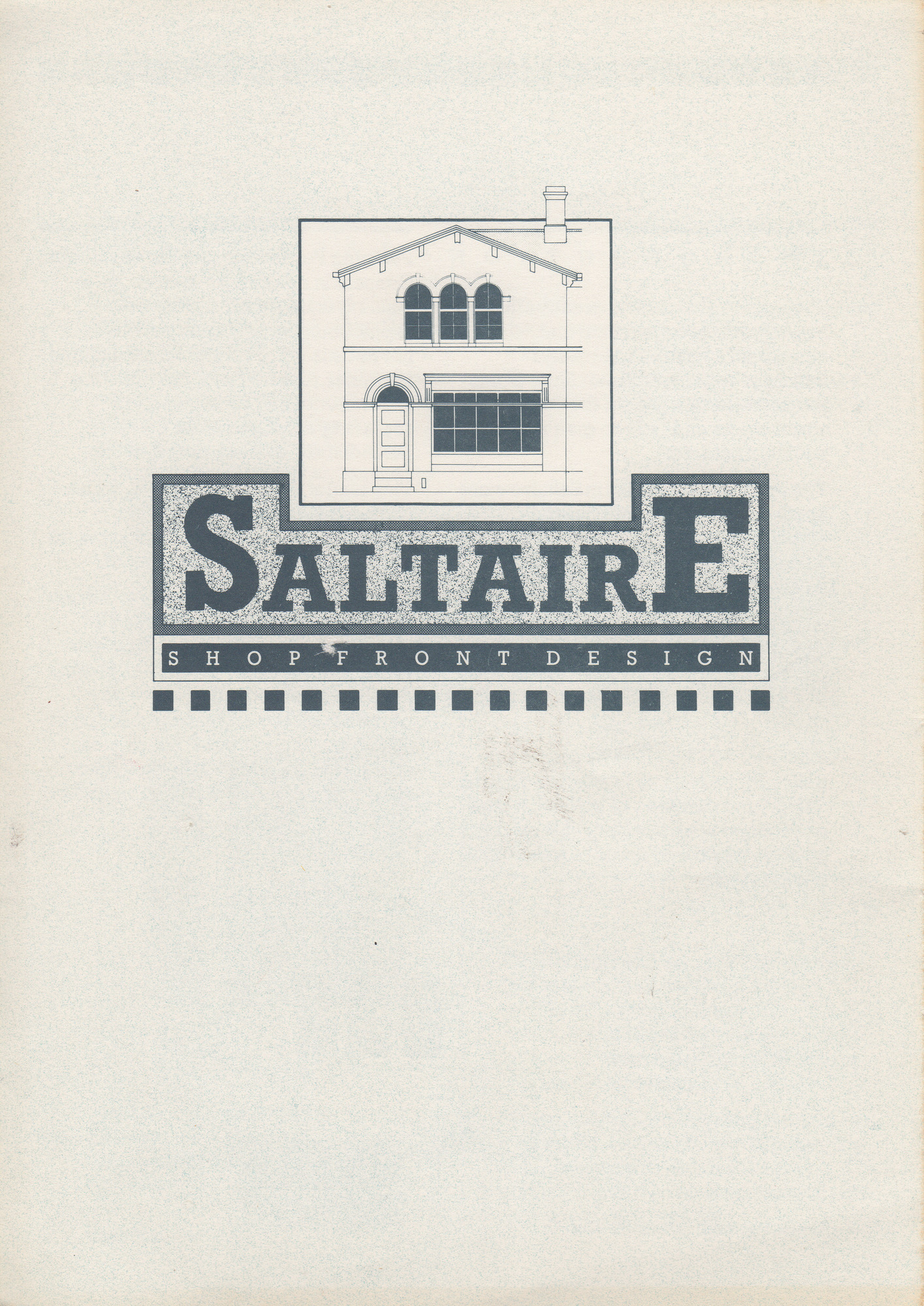 Saltaire shop front design