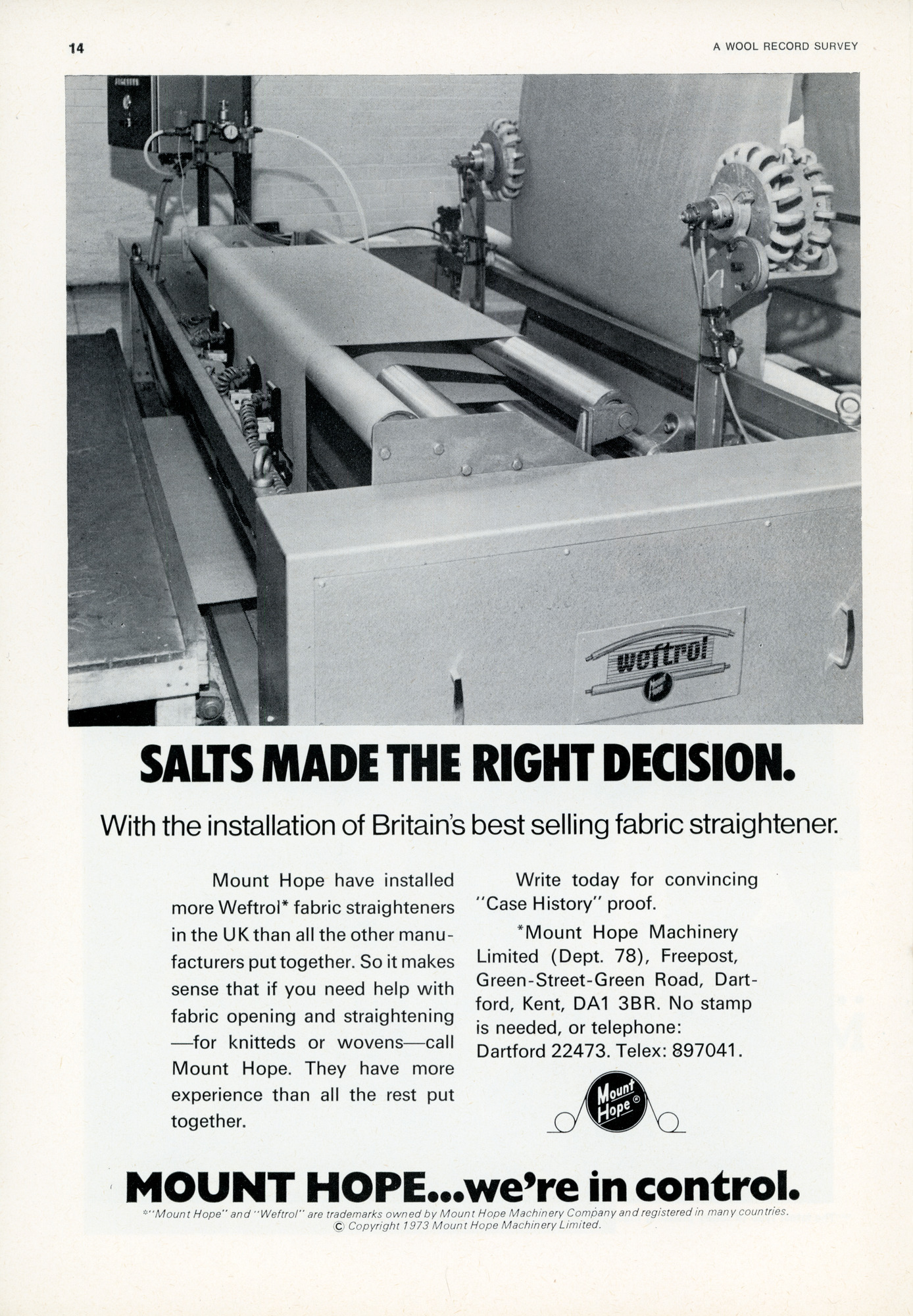 Salts (Saltaire) Ltd - A Wool Record Survey: Page 14