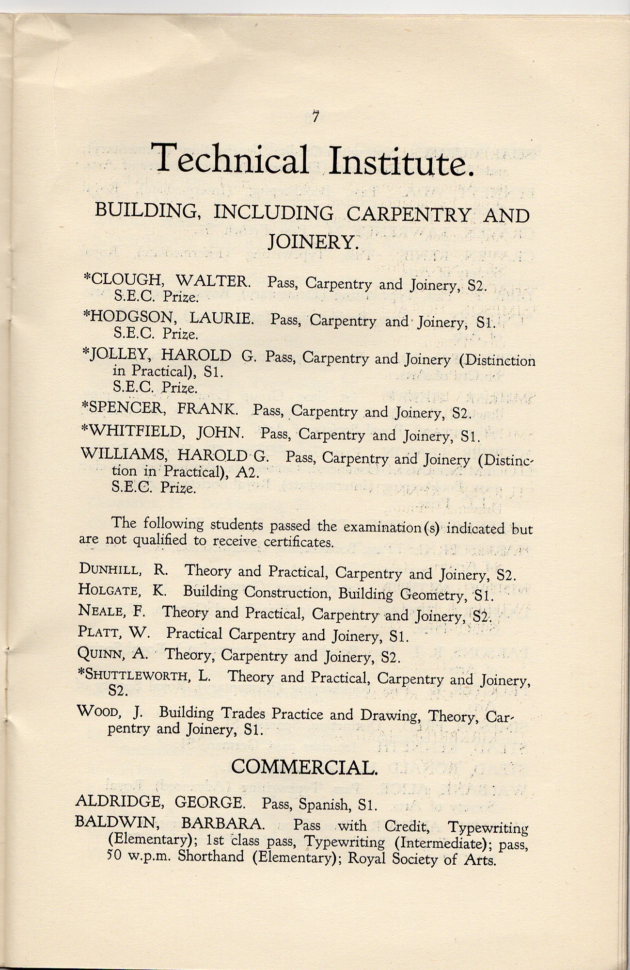 School prize givings: Report - page 7