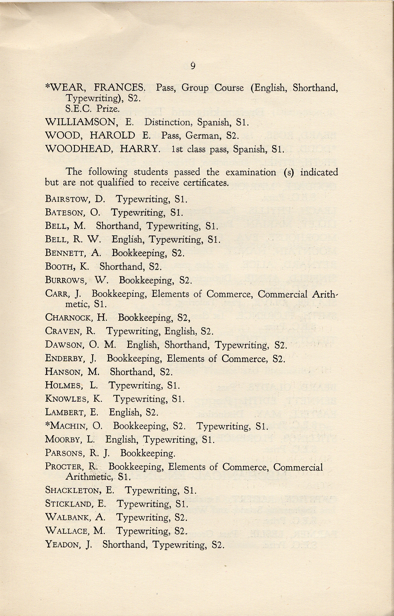 School prize givings: Report - page 9