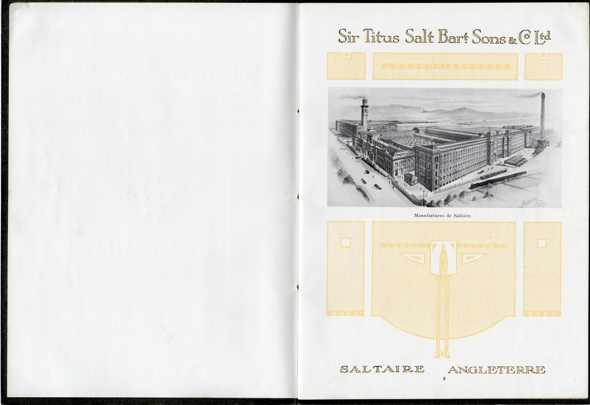 Sir Titus Salt Bart. Sons and Co Limited: Pages 2 to 3