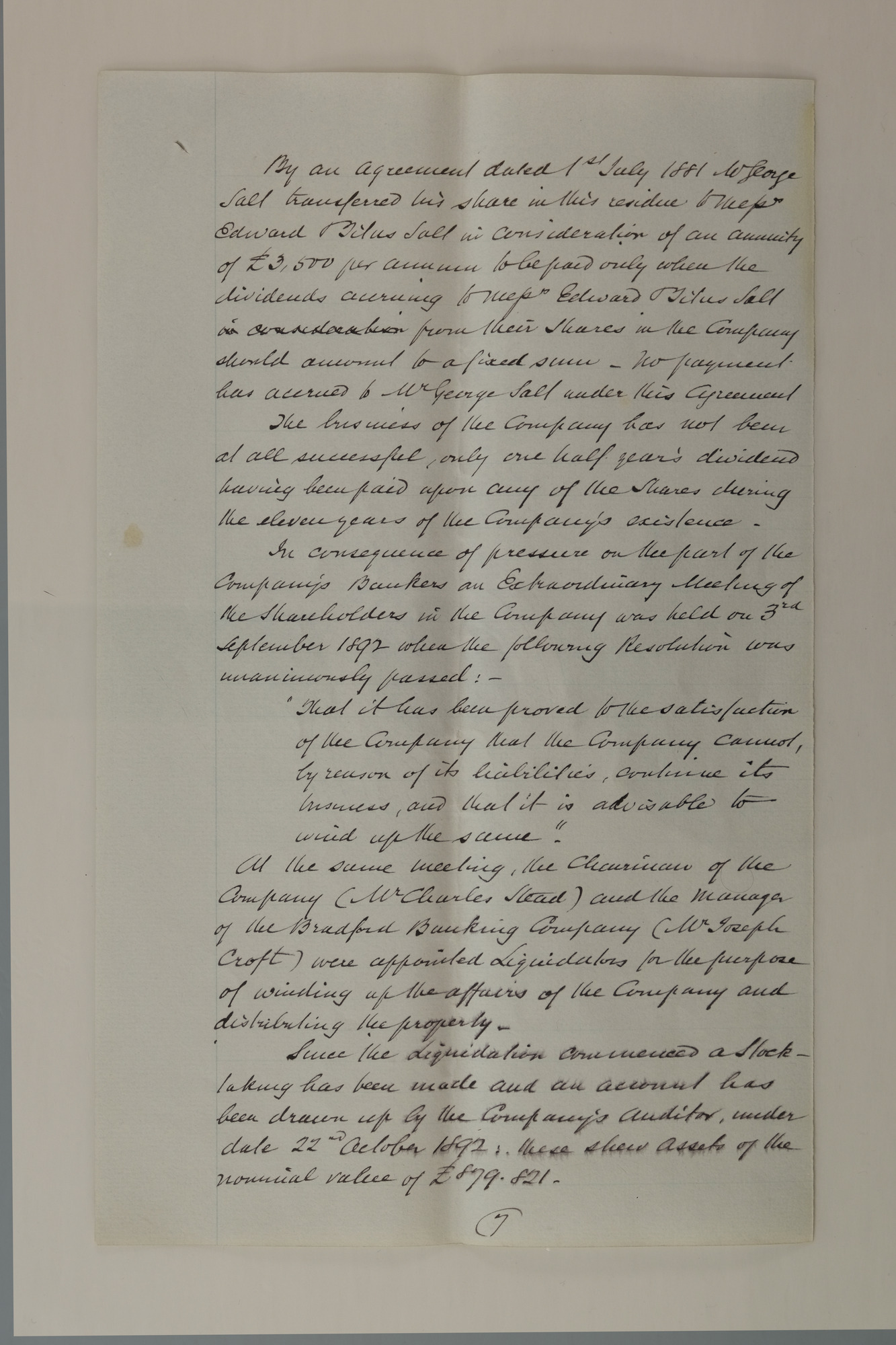 Statement and scheme for reconstruction: Page 7