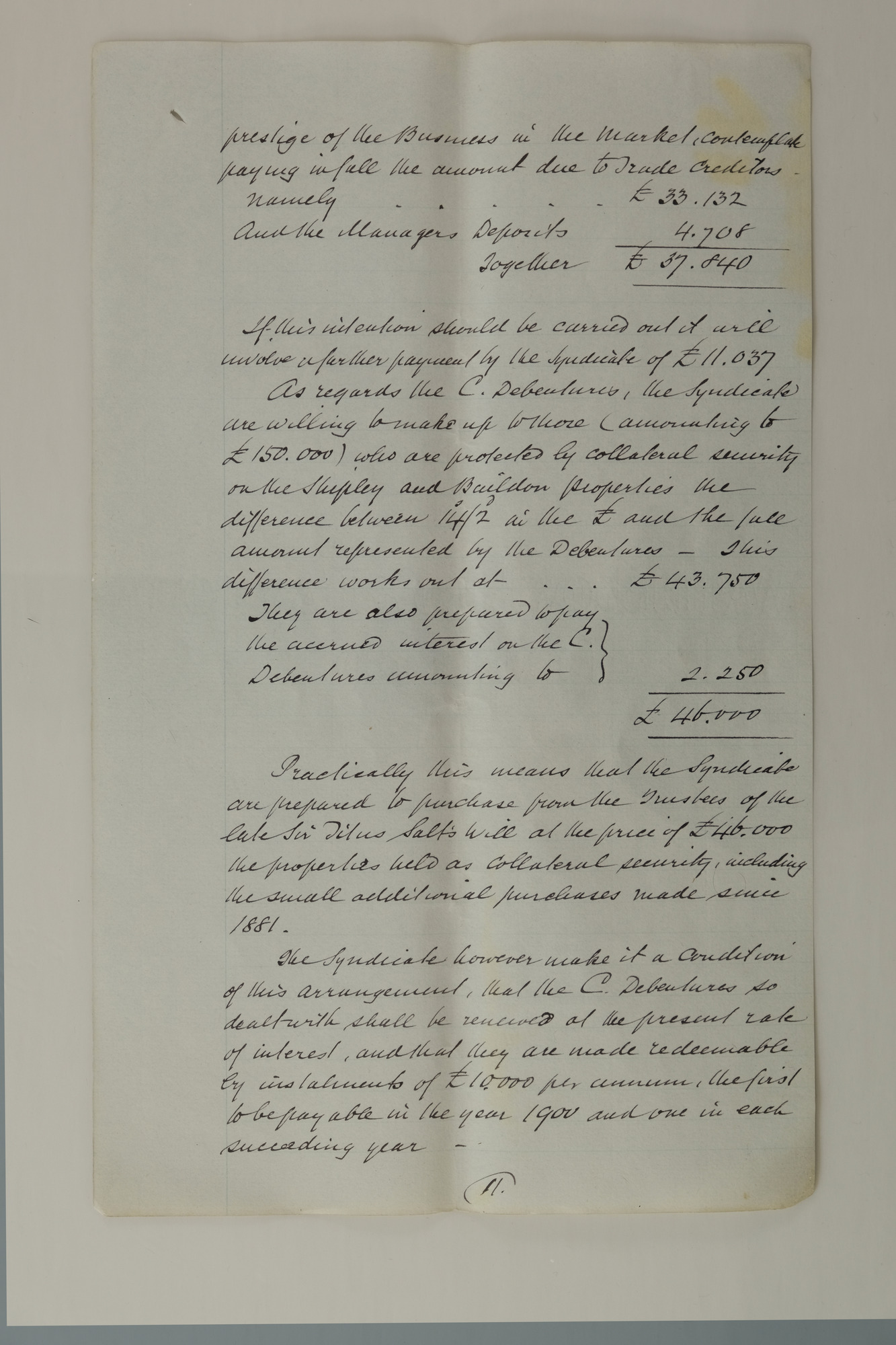 Statement and scheme for reconstruction: Page 11