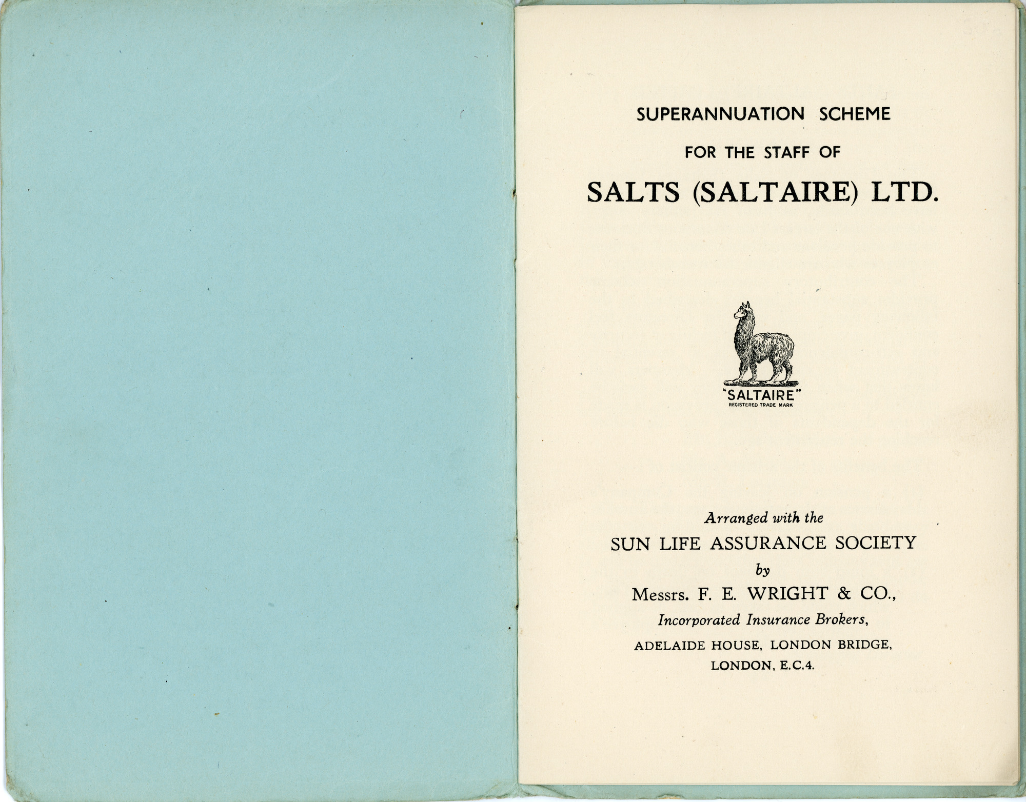 Superannuation scheme book