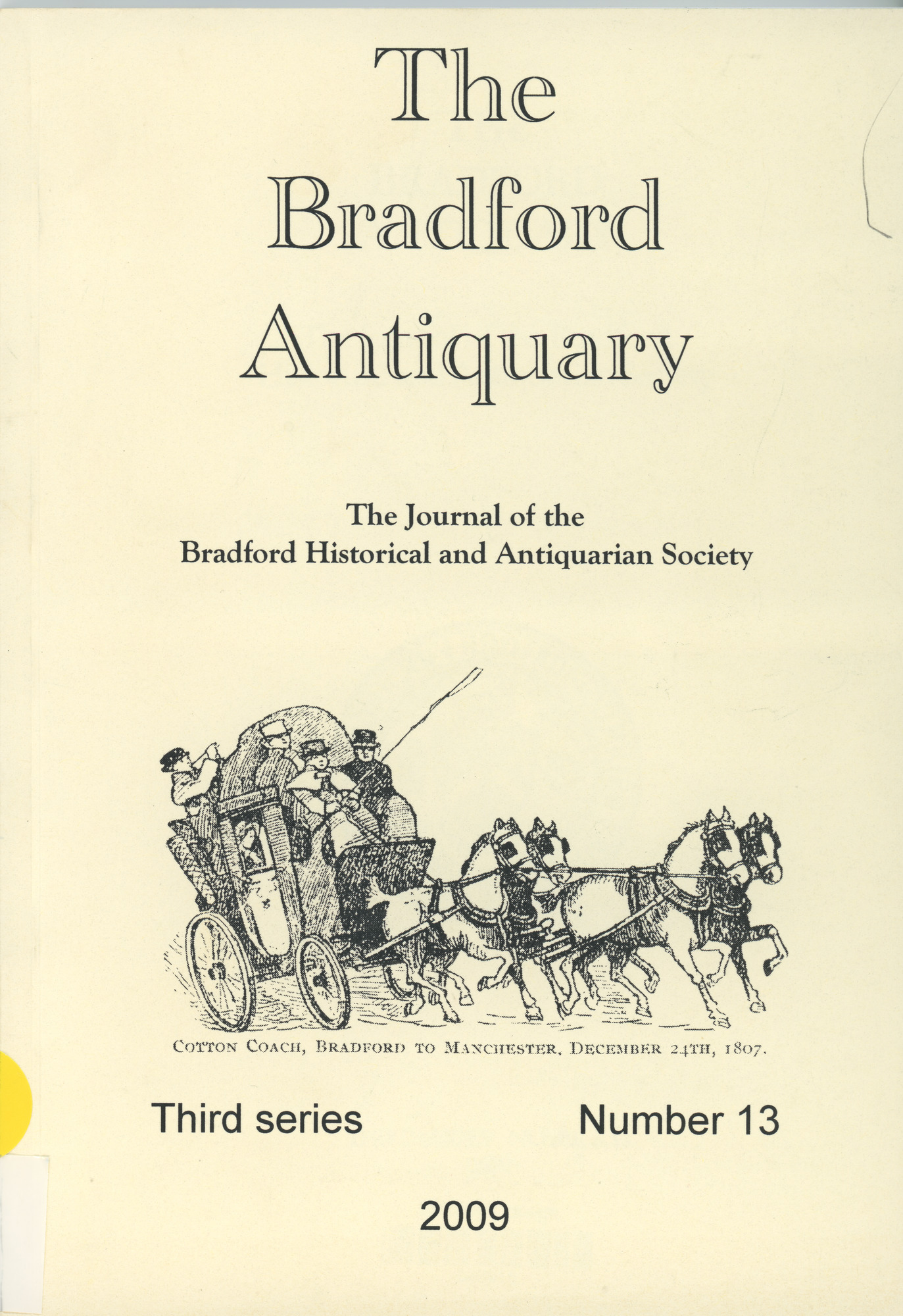The Bradford Antiquary 2009