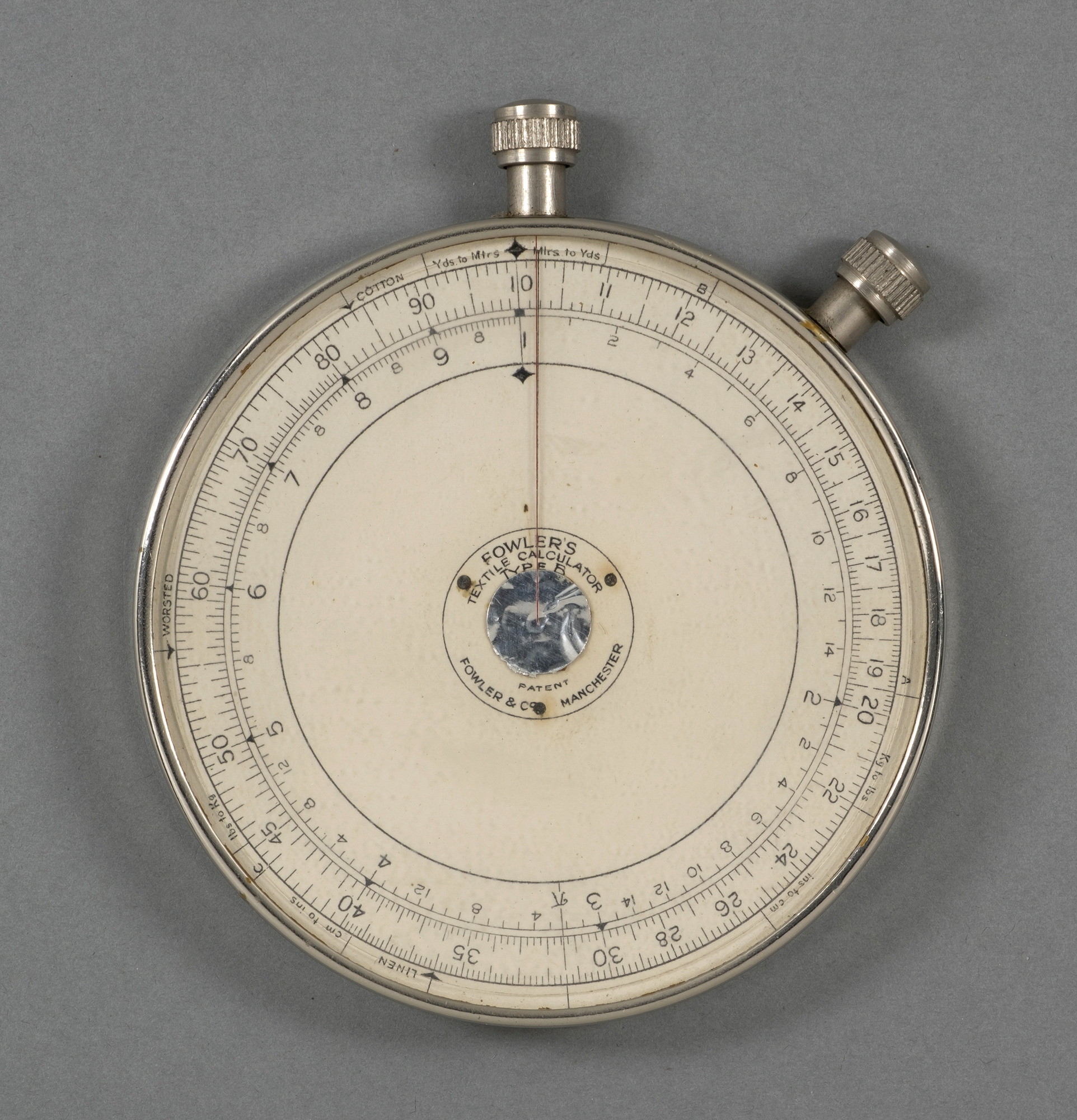 Fowler Textile Calculator with Leather case