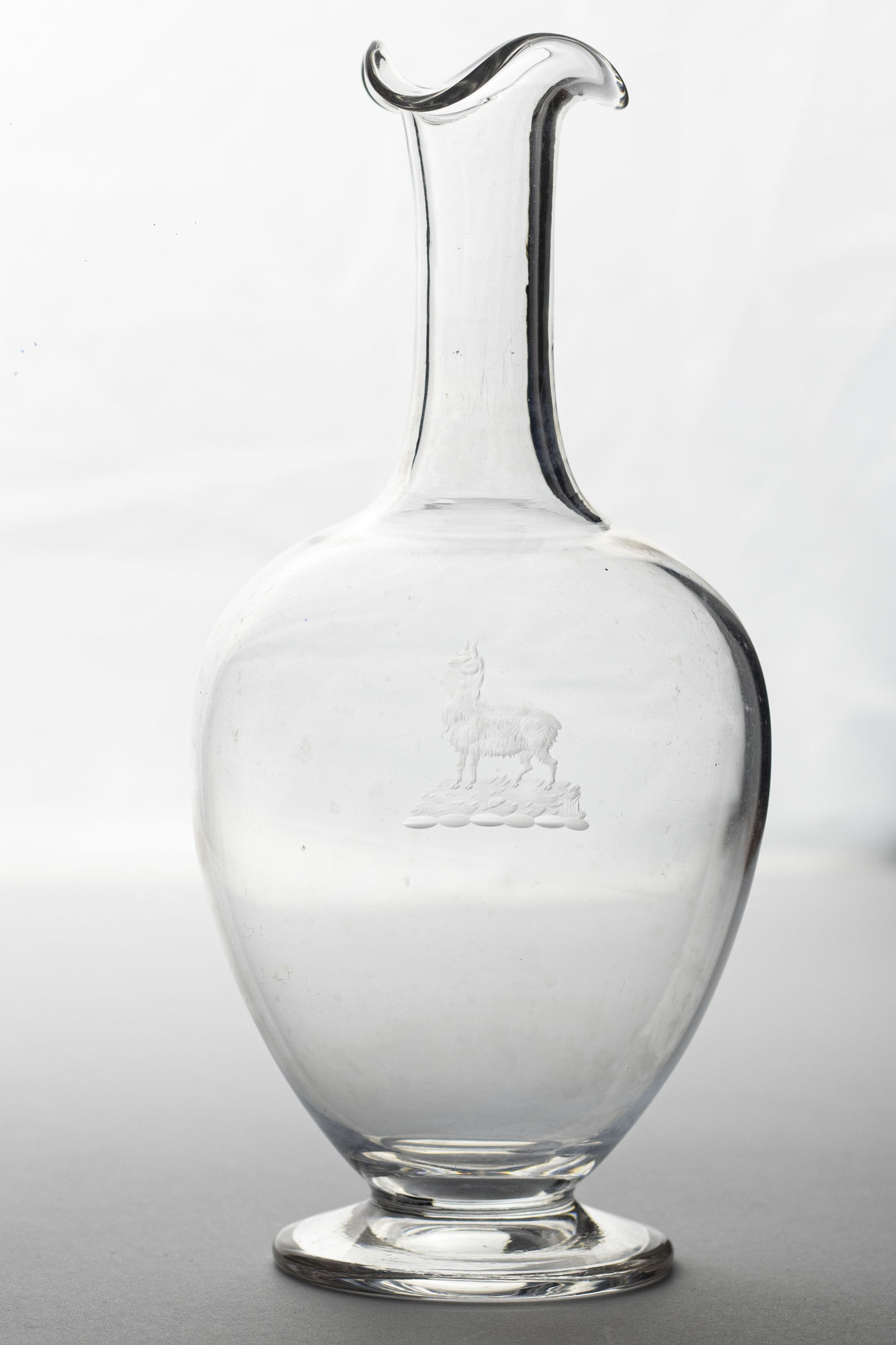 Glass wine jug