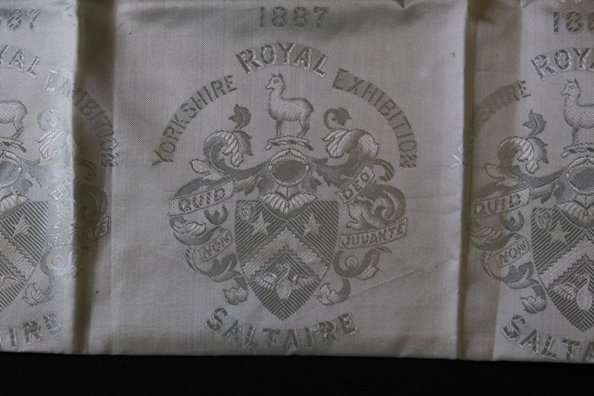 Royal Yorkshire Exhibition 'Saltaire 1887' silk scarf