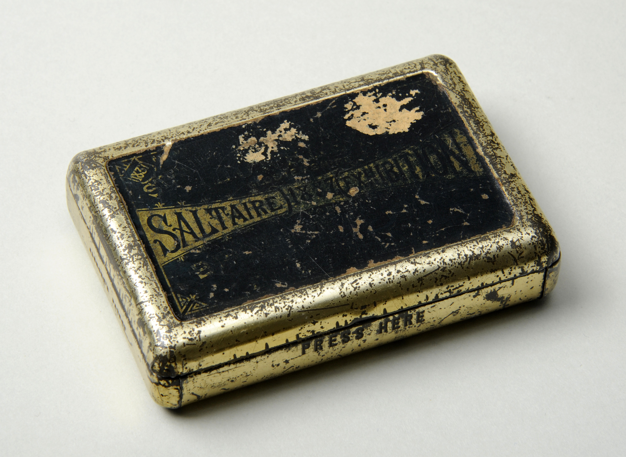 Saltaire 1887 Exhibition tin box