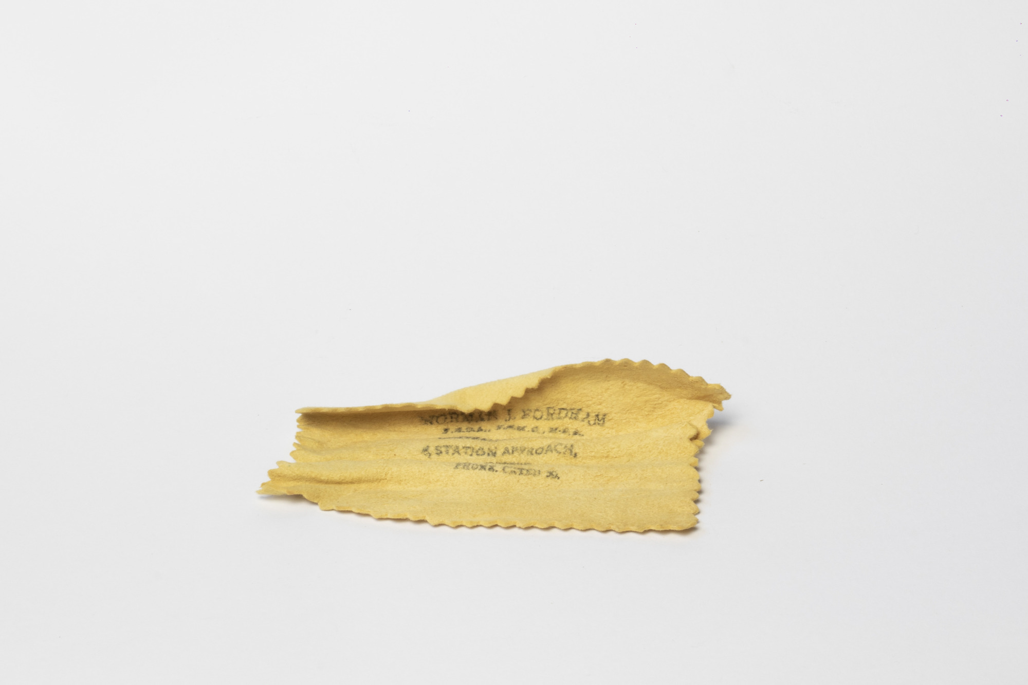 Spectacles and case: front view of cloth