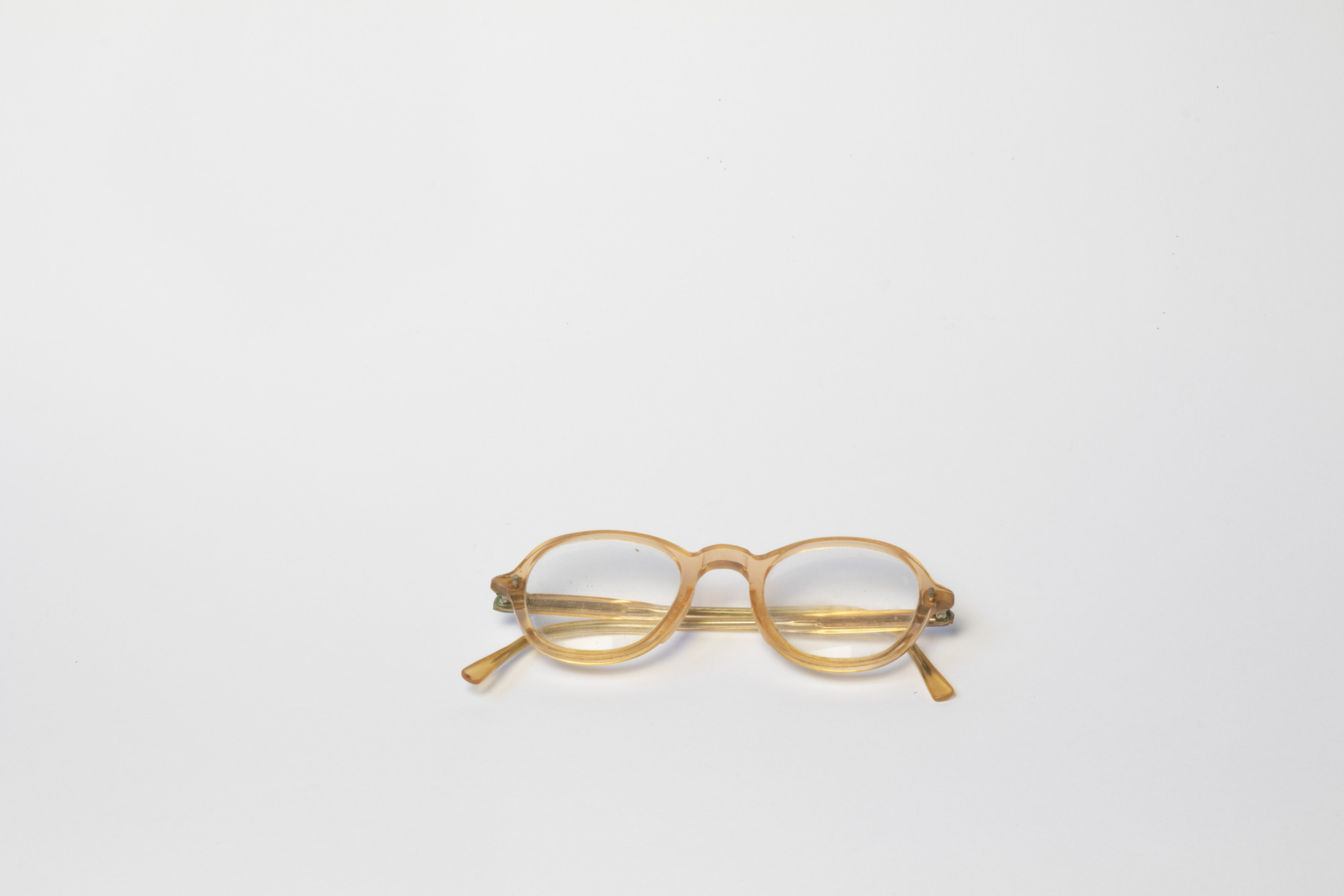 Spectacles and case: front view of glasses
