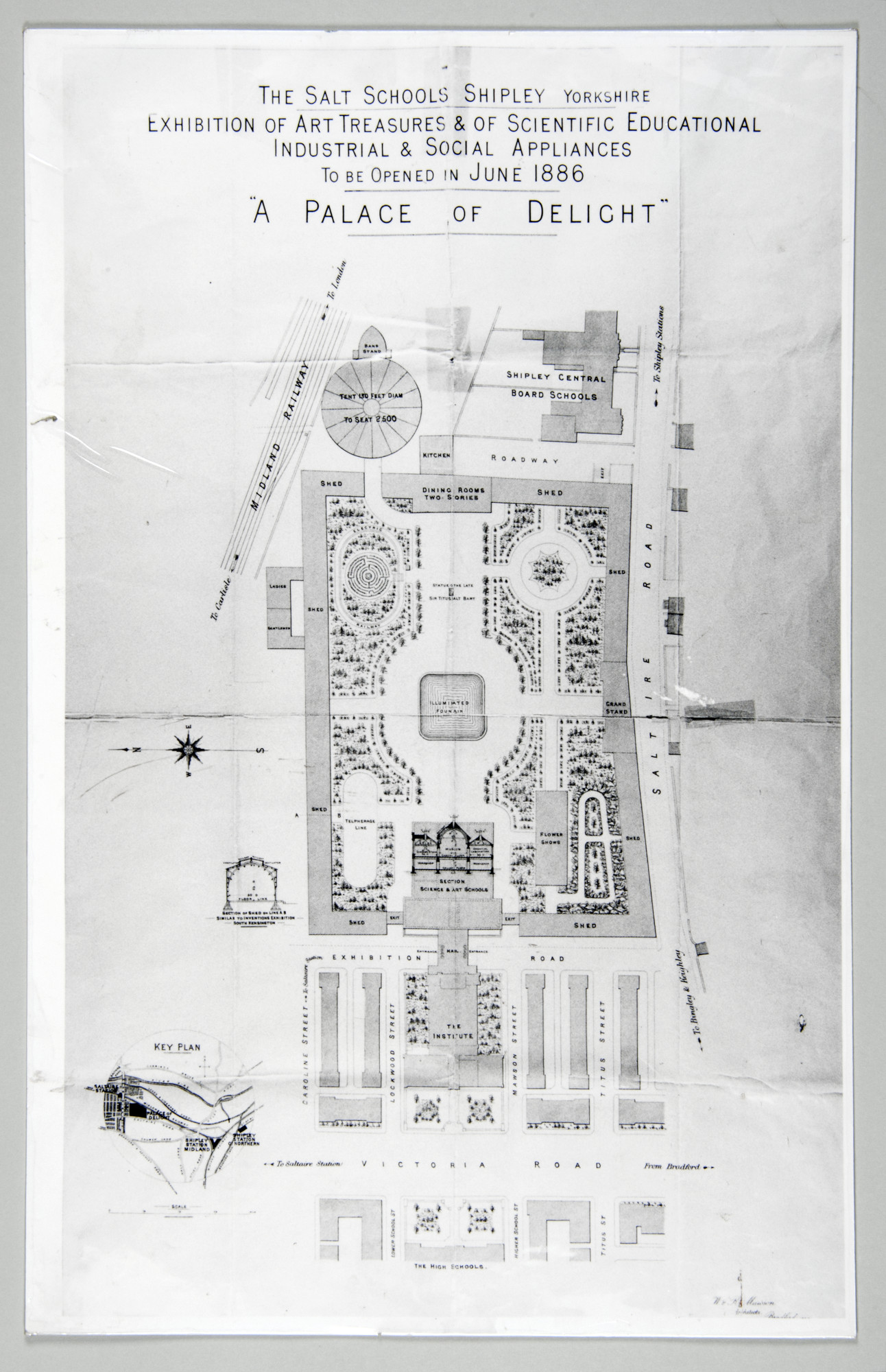 Royal Yorkshire Jubilee Exhibition site, Saltaire, West Yorkshire, United Kingdom