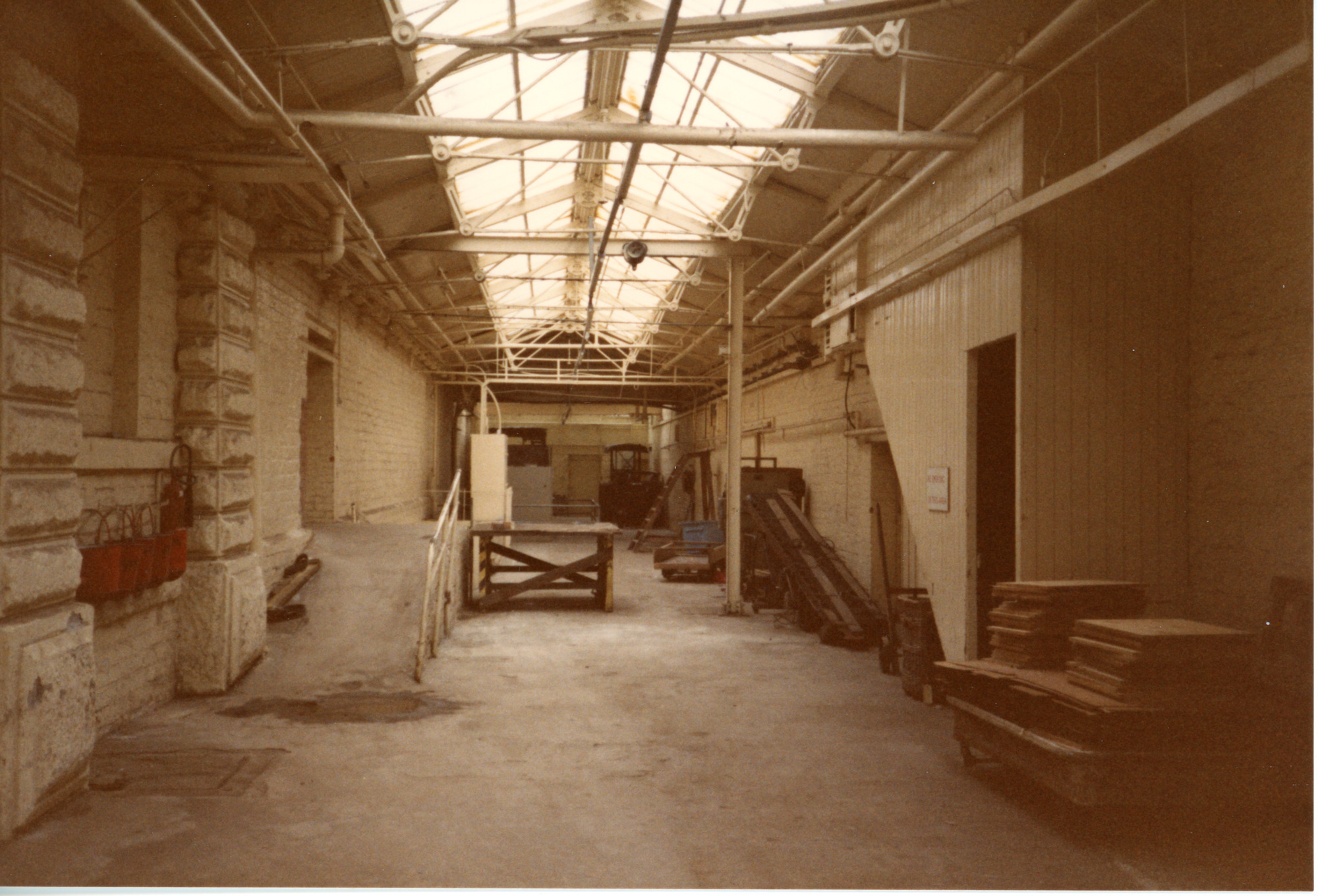 Covered area between buildings