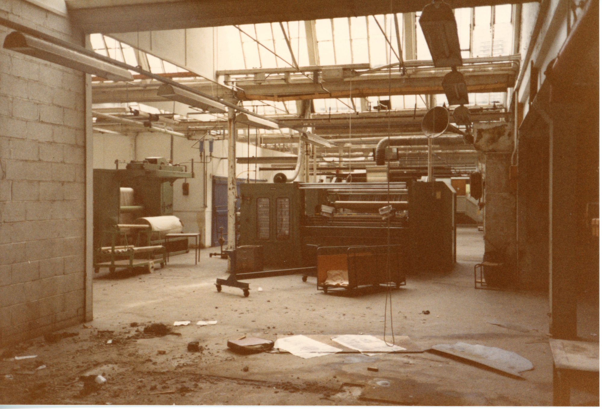 Empty room with old equipment