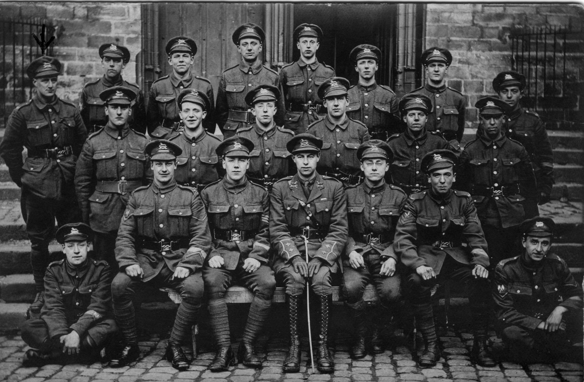 Group of men in military uniform