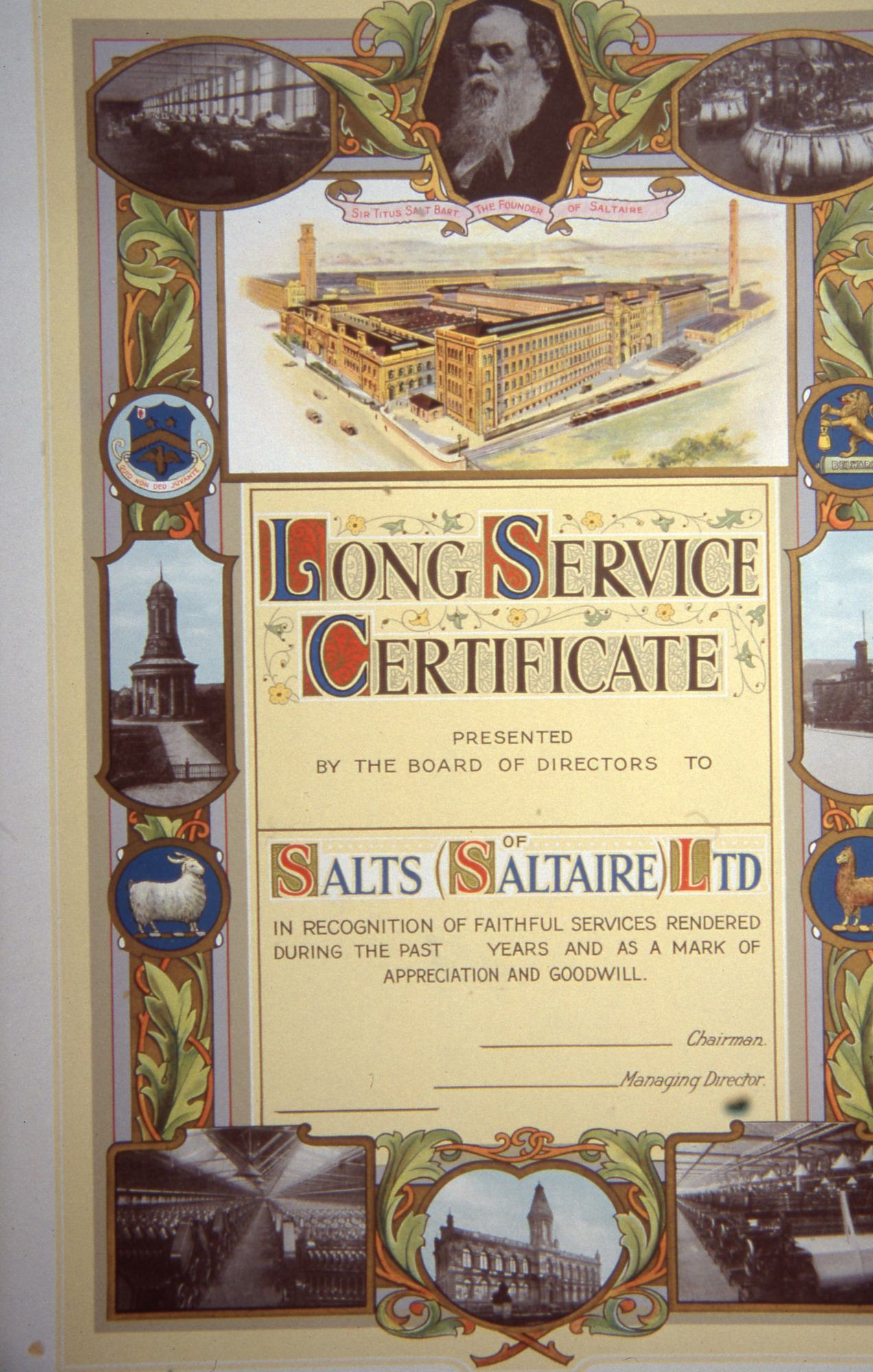L.S.C. certificate