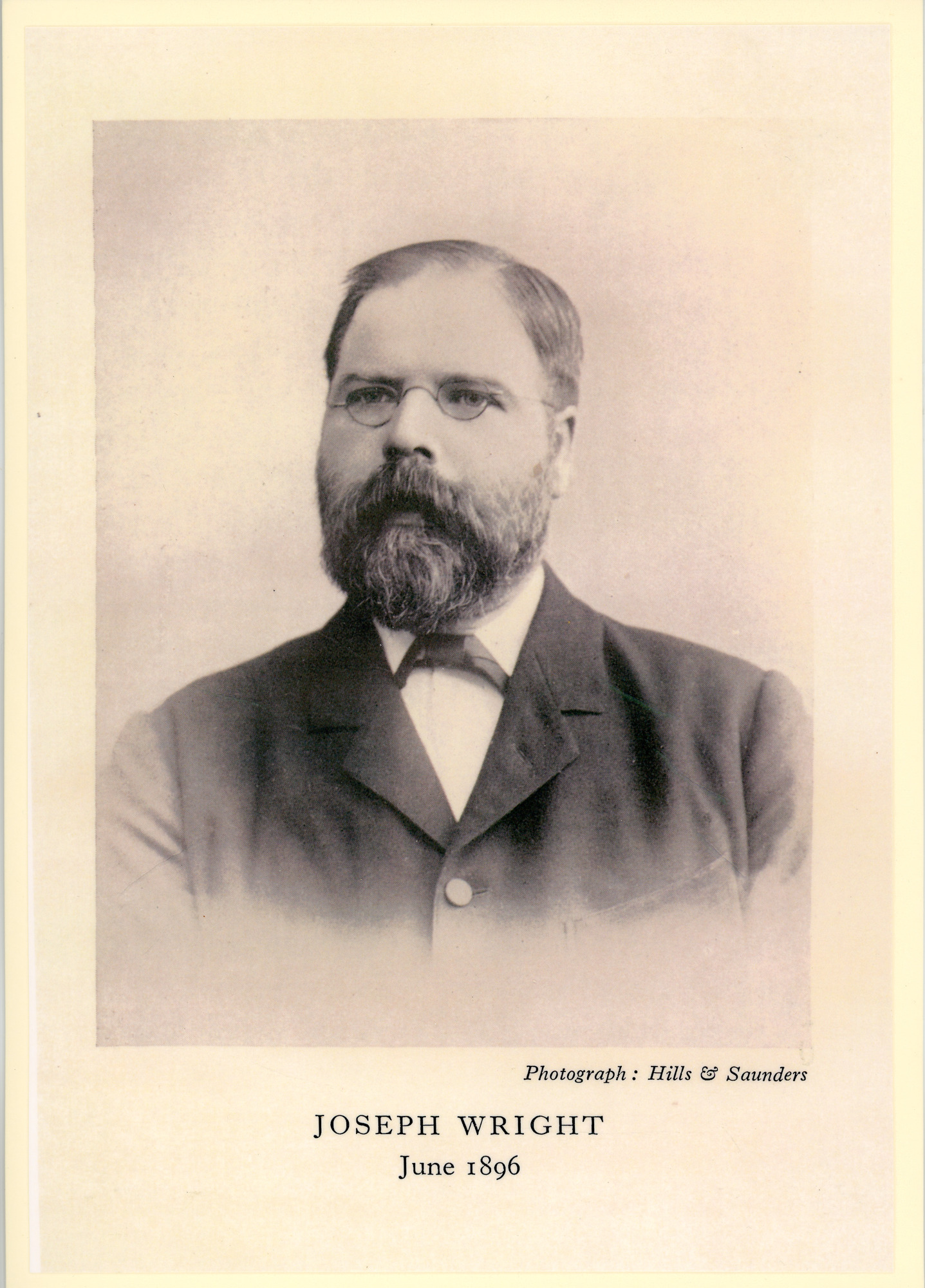Photograph of Joseph Wright