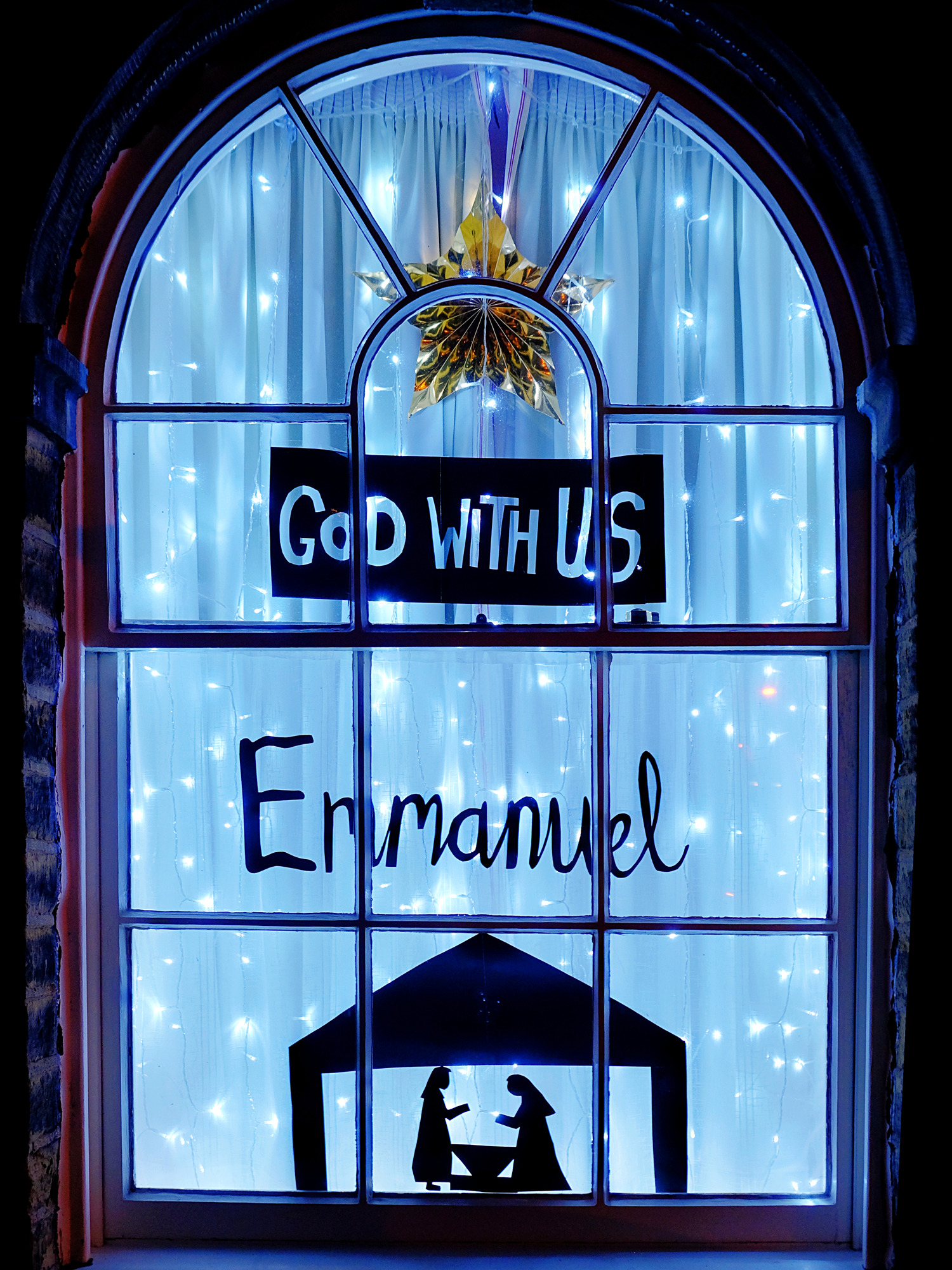 Saltaire Advent Window (Emmanuel)