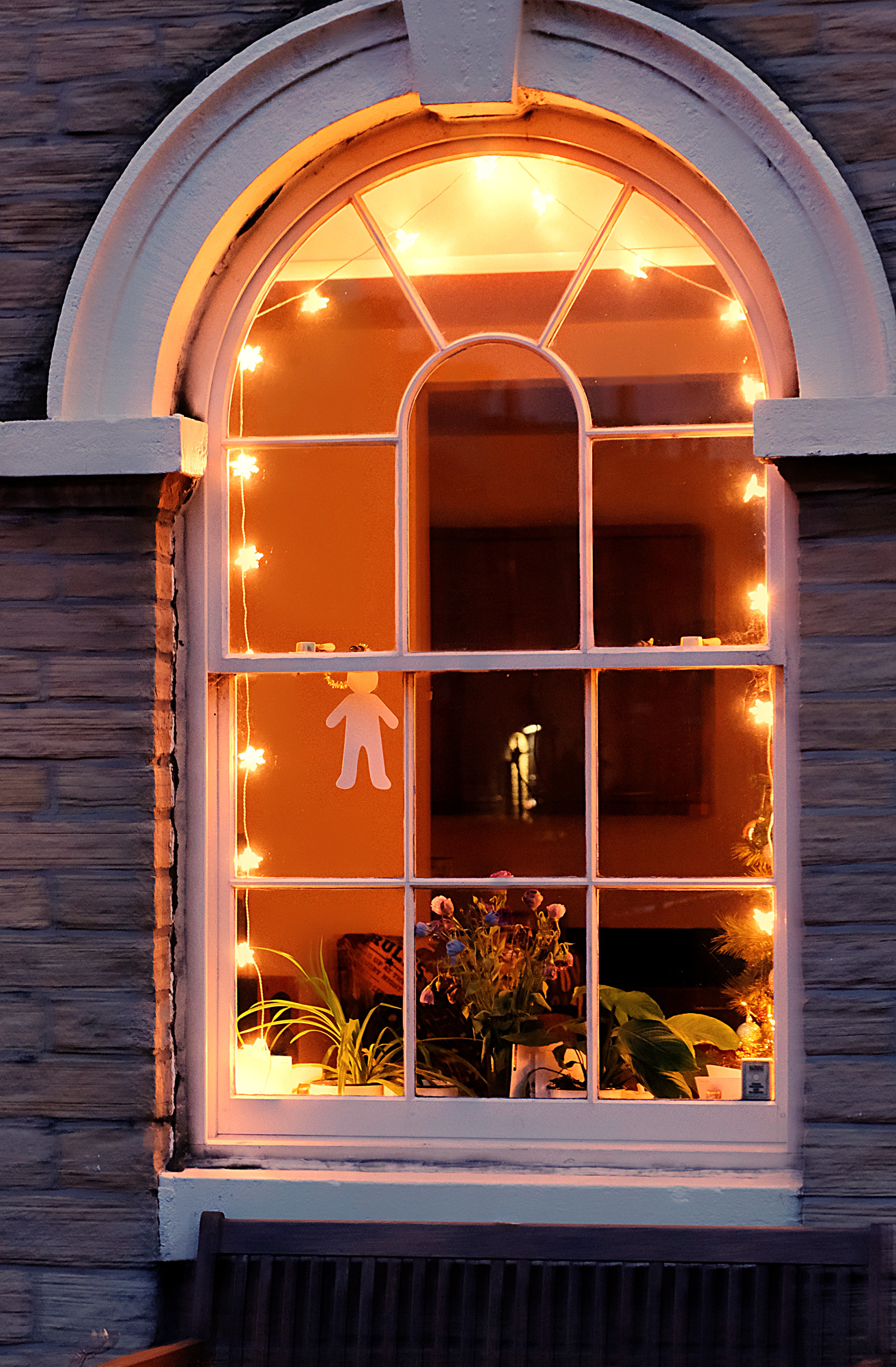 Saltaire Advent Window (Paper figure)