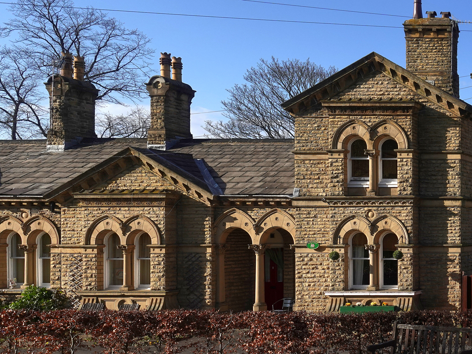 Saltaire Almshouses on Victoria Road