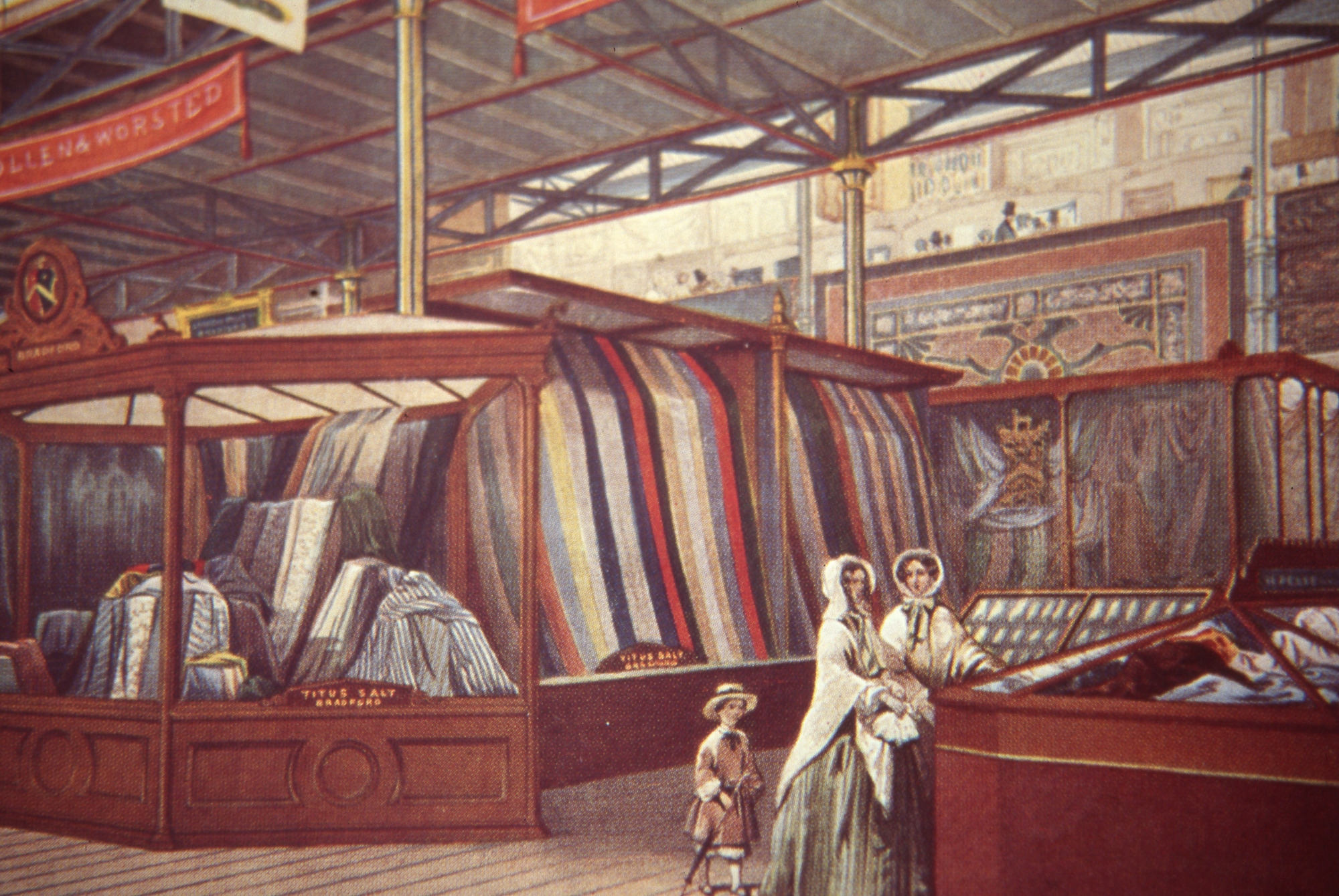 Saltaire stand Paris exhibition 1867