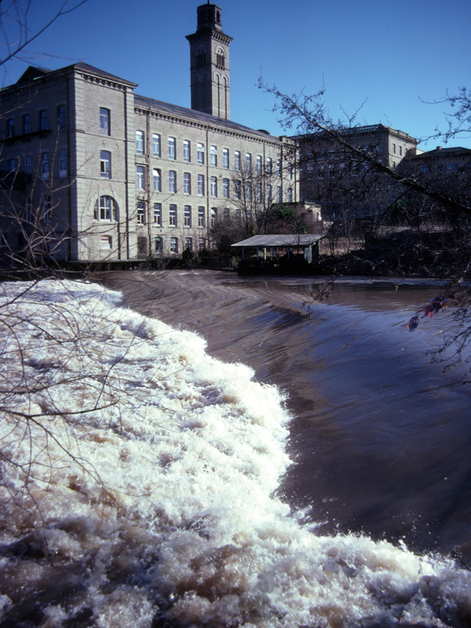 Salts Mill and River Aire