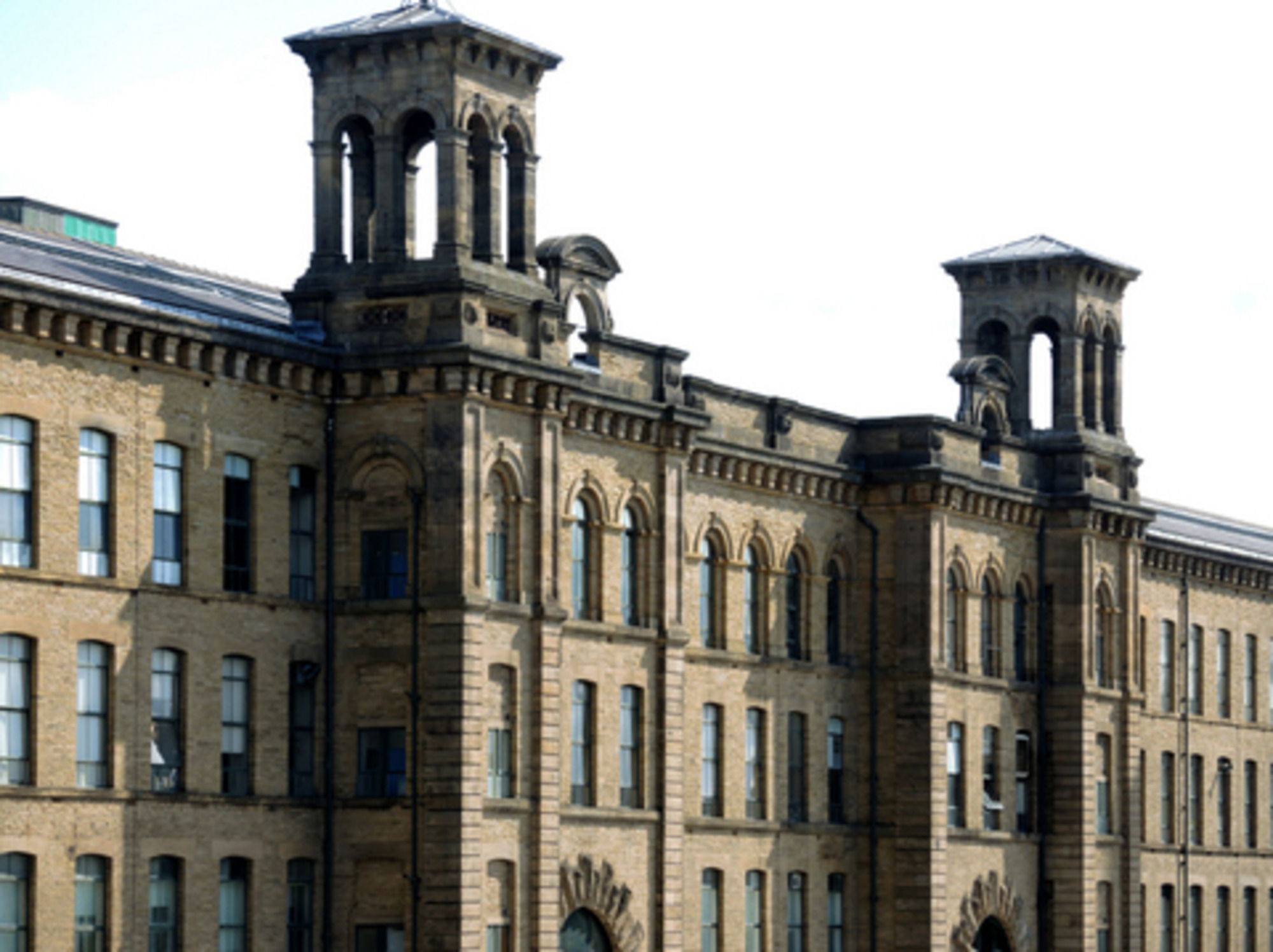 Salts Mill view from Victoria Road
