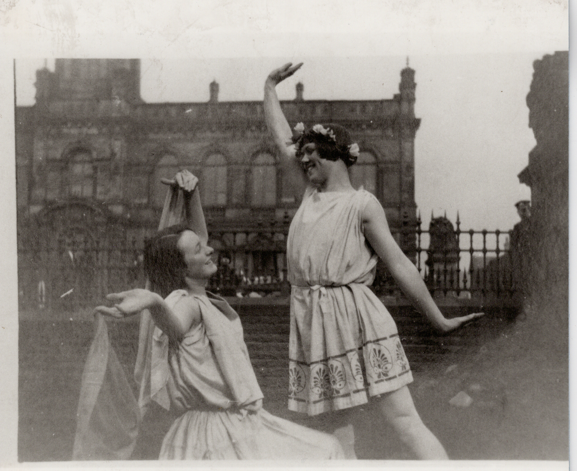 Students acting in a play