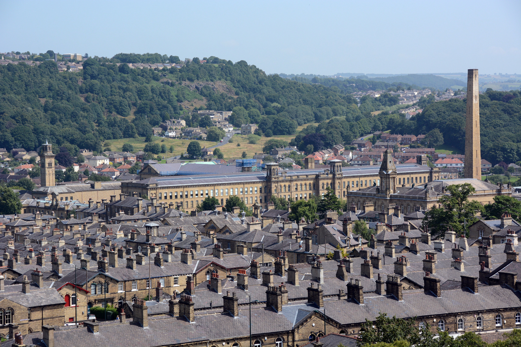 Village and Mill from St Peters Tower Top