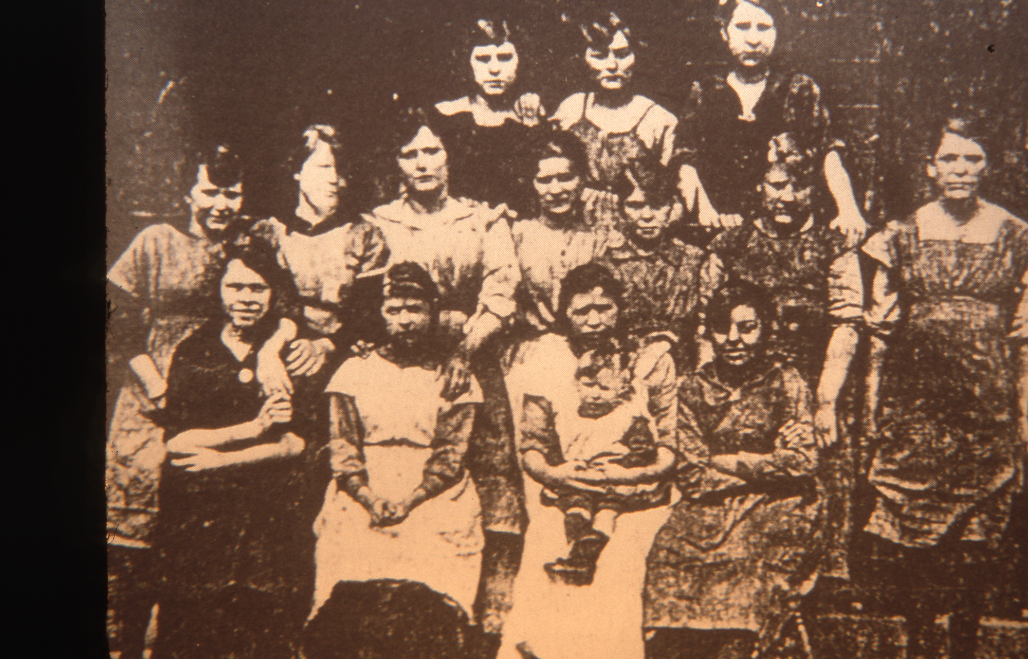 Workers at the wash house in Saltaire