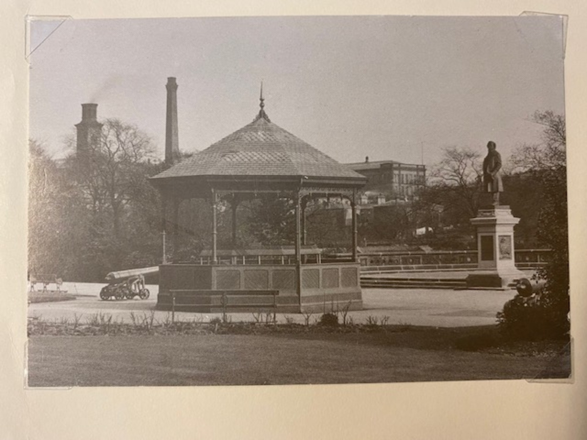 Bandstand in Roberts Park, Saltaire